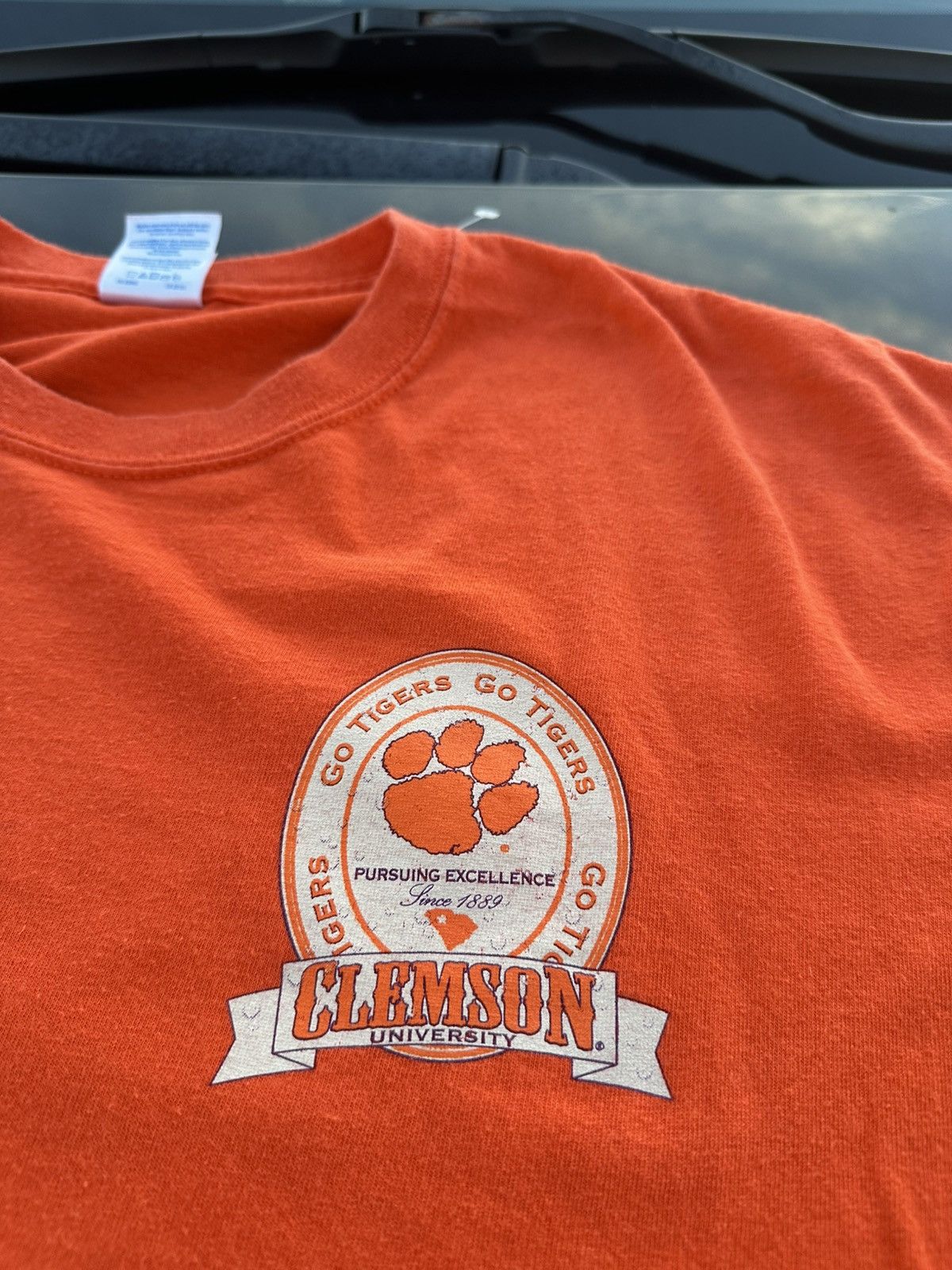 Vintage VINTAGE CLEMSON TIGERS TEE Size US L / EU 52-54 / 3 - 2 Thumbnail