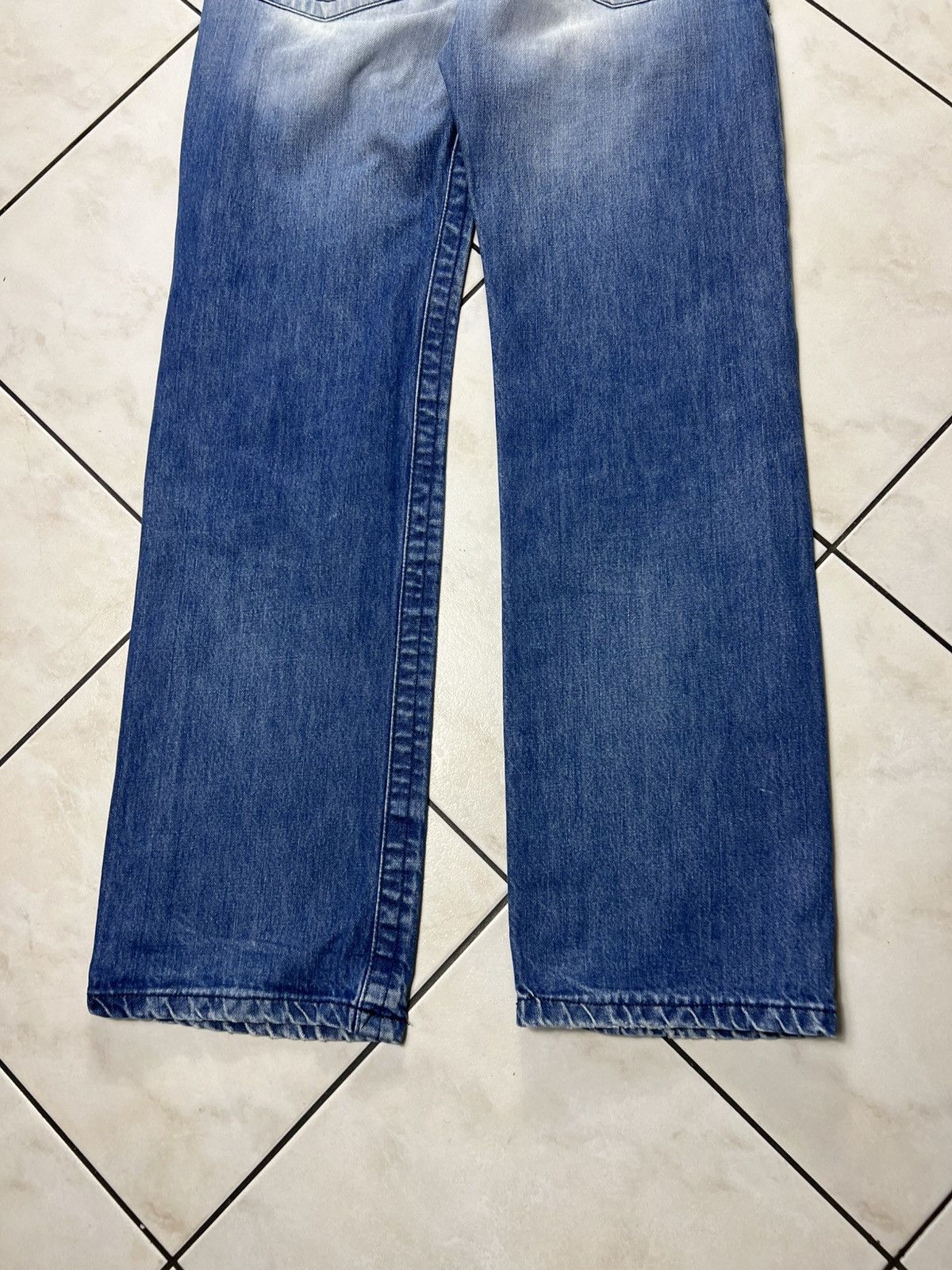 Diesel Vintage Diesel Rivec y2k distressed denim washed jeans pants Size US 33 - 14 Thumbnail