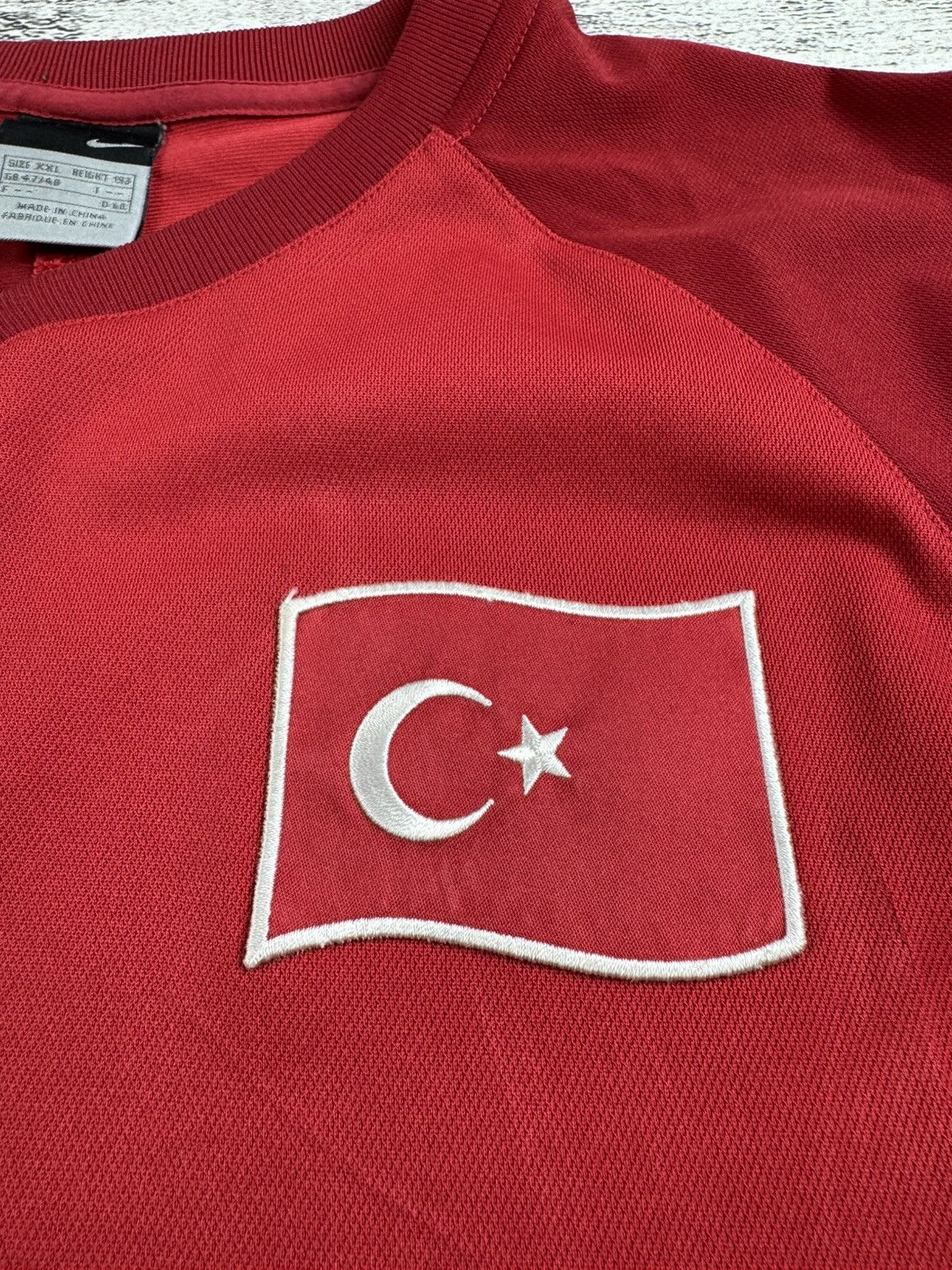 Other Turkey 2006 Nike National Vintage Home Soccer Football T Shirt Jersey Tee Top Size US XXL / EU 58 / 5 - 8 Thumbnail