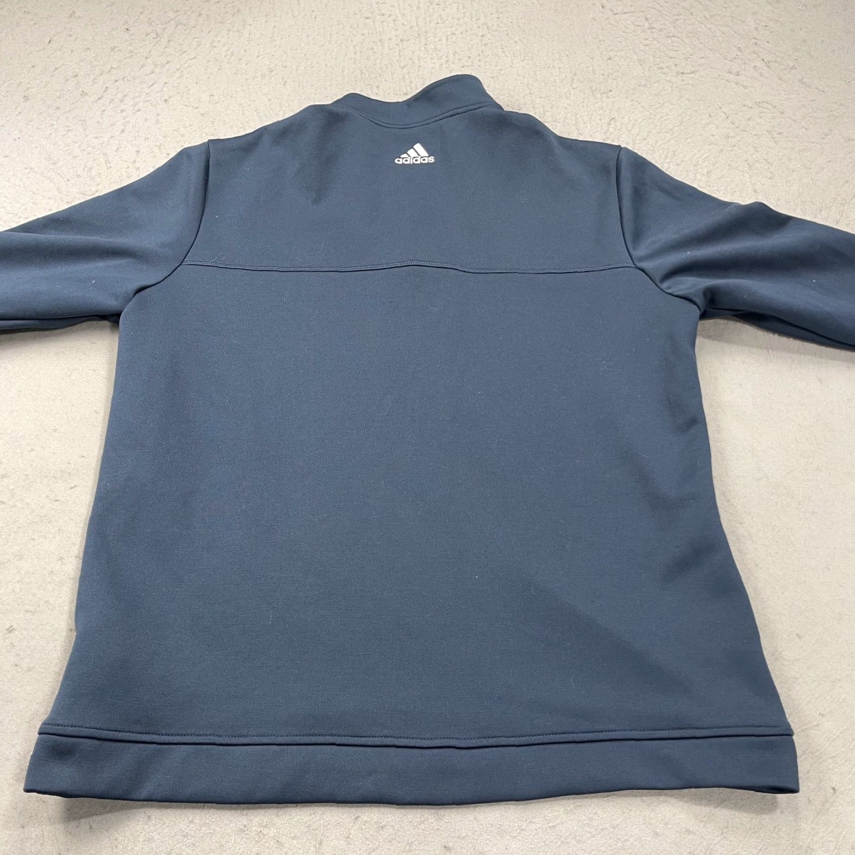 Adidas Adidas Golf Jacket Mens Large Blue 1/4 Zip Pullover Spring Logo Sports Size US L / EU 52-54 / 3 - 5 Thumbnail