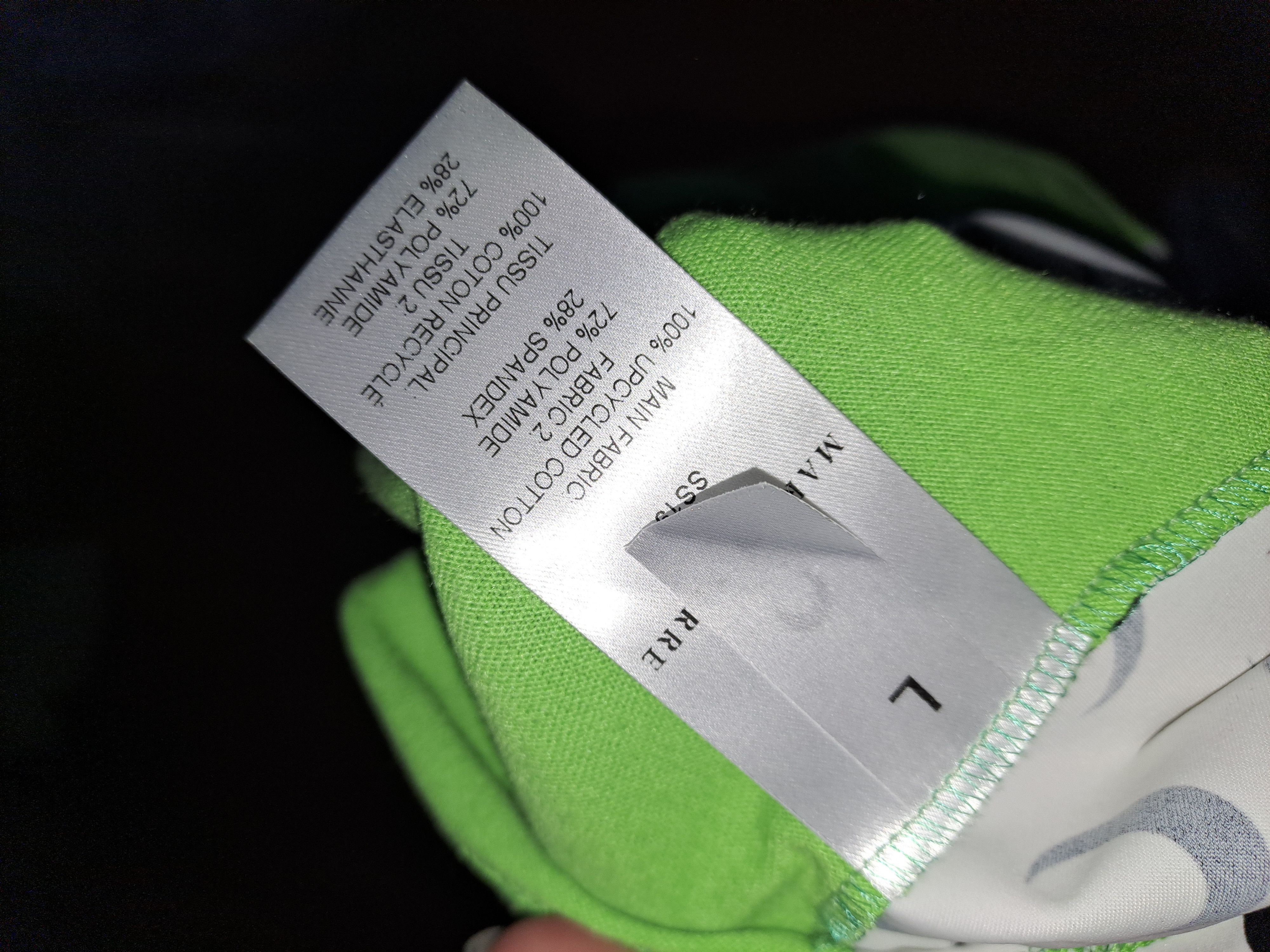 Marine Serre Green Line Tshirt Size L / US 10 / IT 46 - 5 Thumbnail