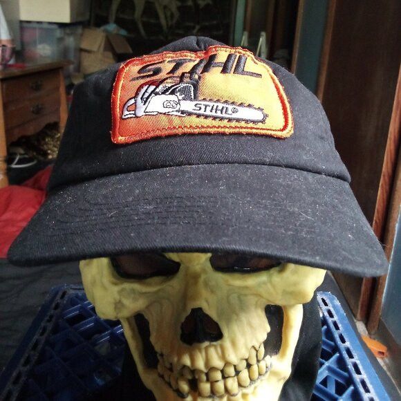 Other Vintage Stihl Chainsaws Patch Snap Trucker Hat Cap Size ONE SIZE - 1 Thumbnail