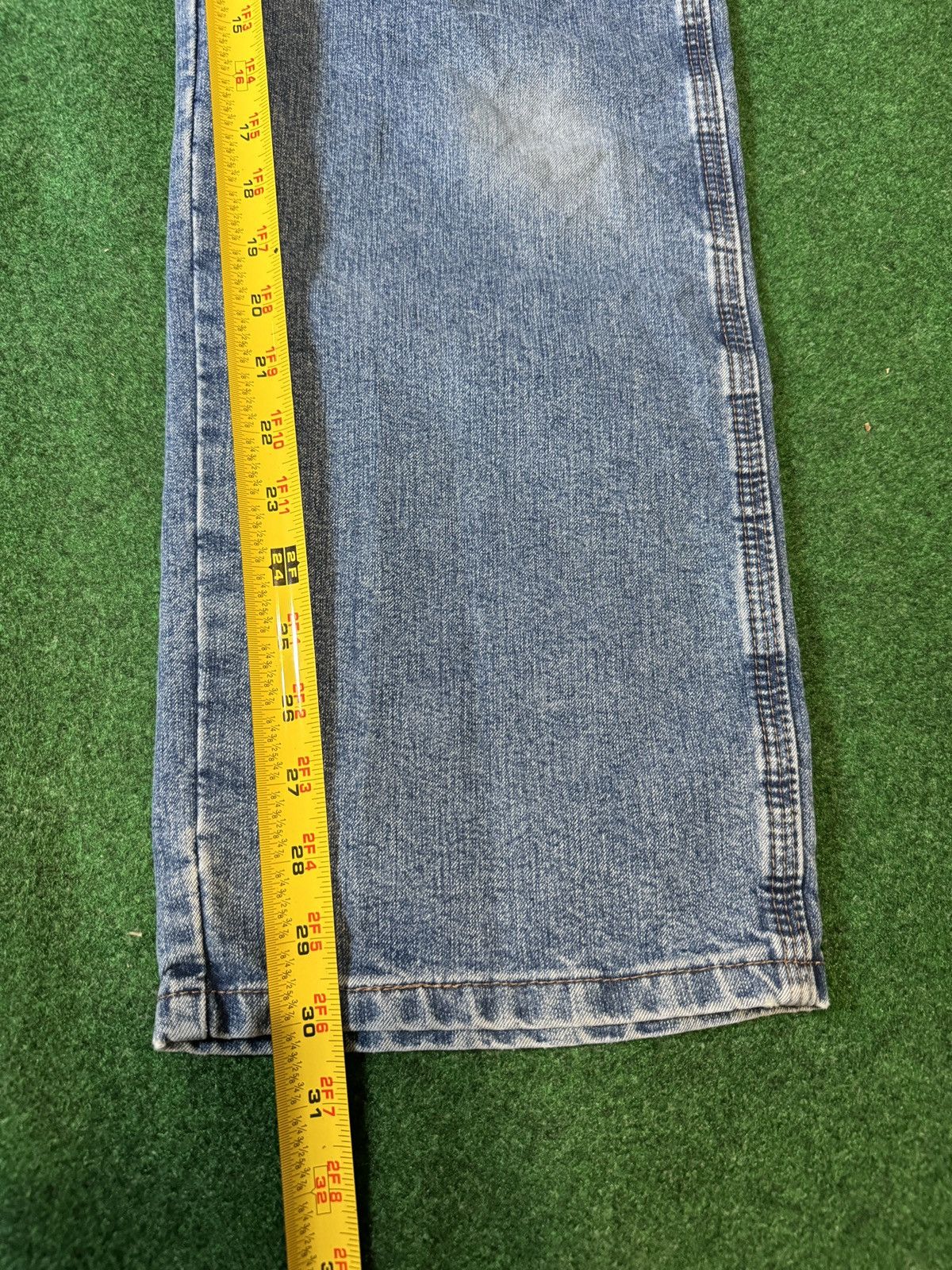Vintage × Wrangler Y2K Wrangler Carpenter Wide Leg Baggy Hip Hop Skater Jeans Size US 34 / EU 50 - 6 Thumbnail