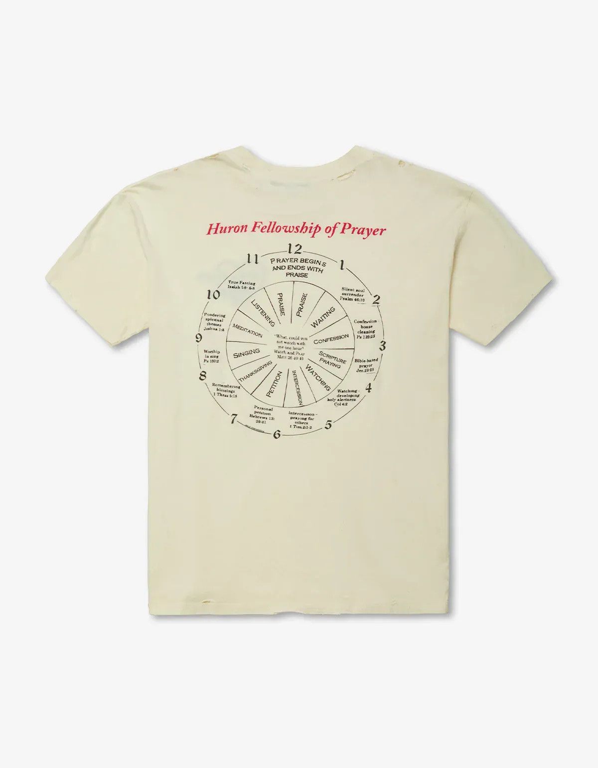 Willy Chavarria Willy Chavarria White Keep Praying T-Shirt Size US M / EU 48-50 / 2 - 2 Thumbnail