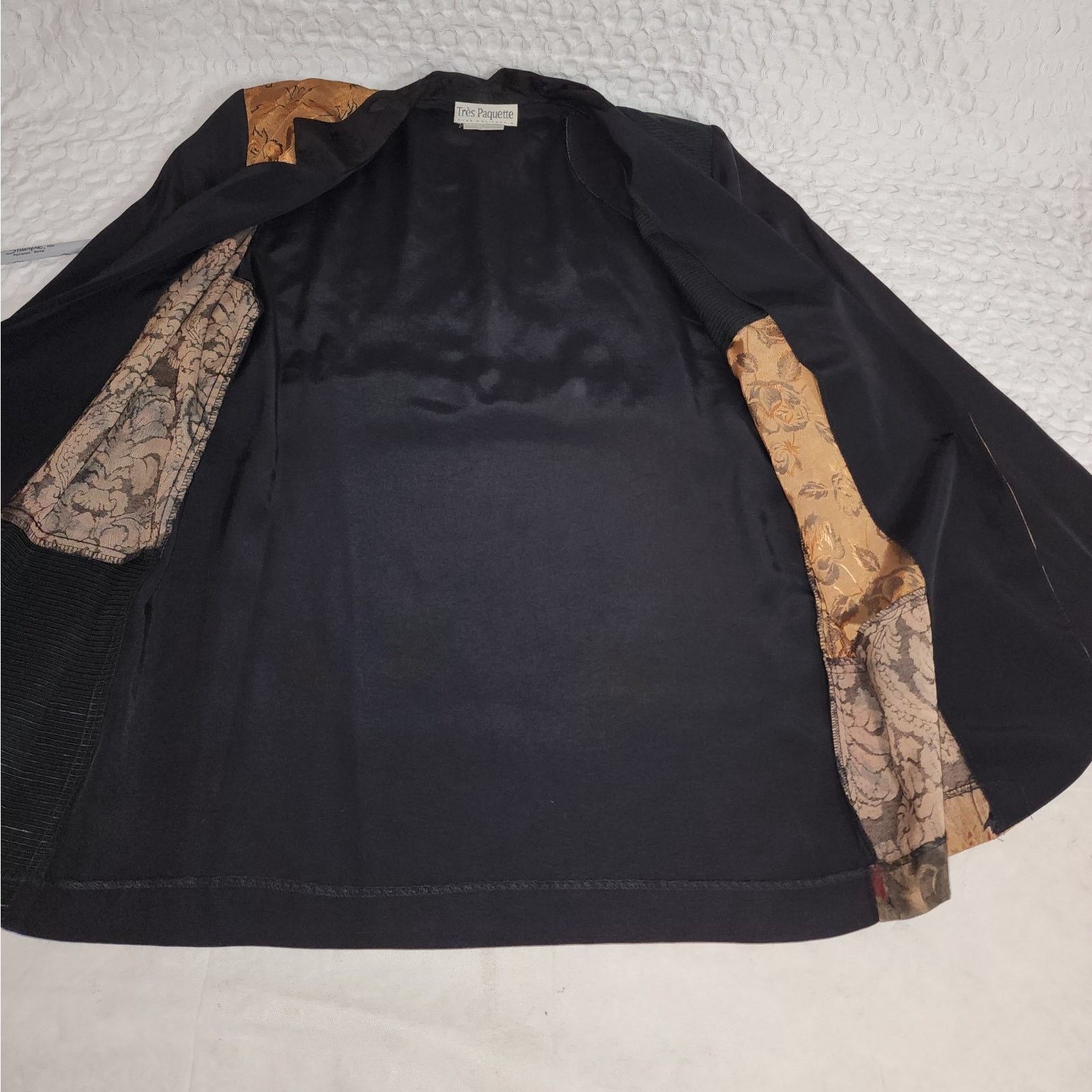 Tres Bien Tres Paquette Vintage Blazer Womens Small/ Floral Patches Size S / US 4 / IT 40 - 7 Thumbnail