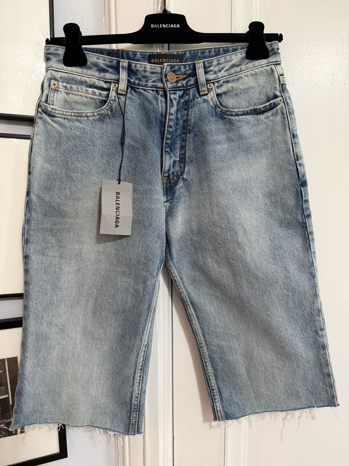 Balenciaga New Fall 23 Slim Denim Short [M] Size US 32 / EU 48 - 1 Thumbnail