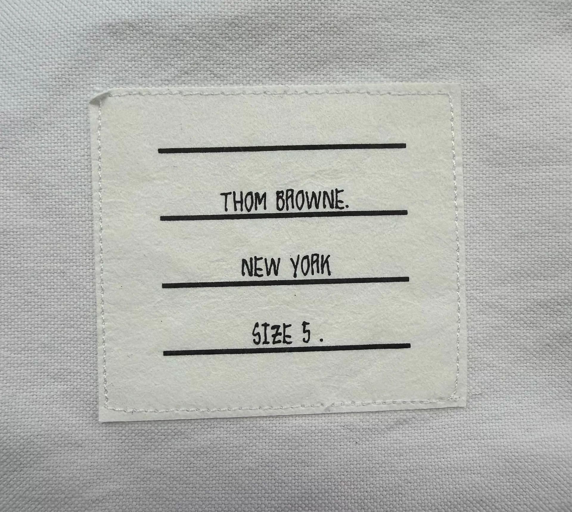 Thom Browne Thom Browne Men's Short Sleeve Oxford Shirt White 5 Size US XXL / EU 58 / 5 - 4 Thumbnail
