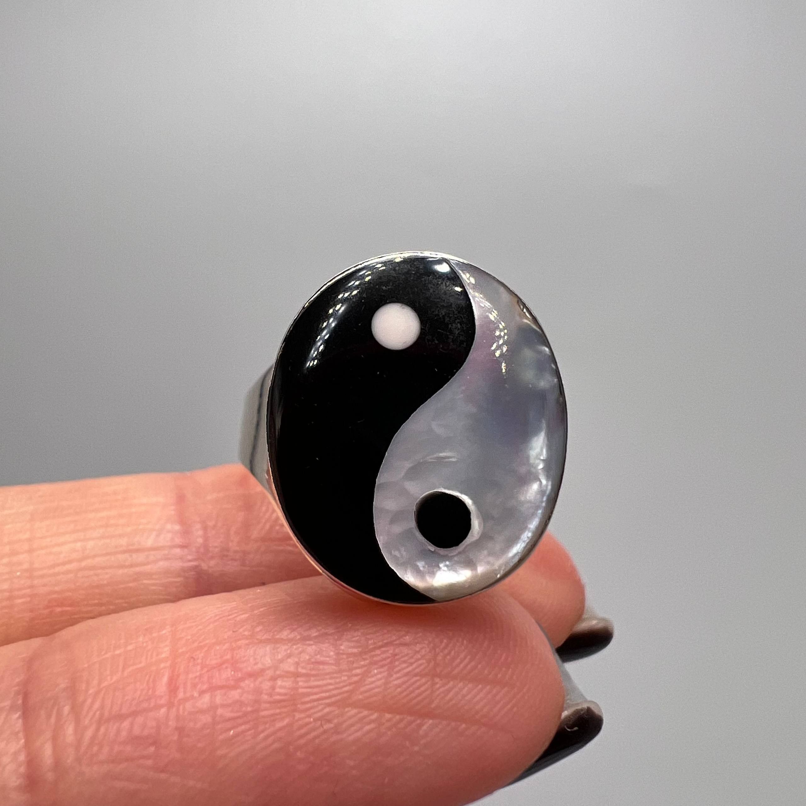 Sterling Silver Sterling Silver 925 Yin Yang Ring Size ONE SIZE - 1 Thumbnail