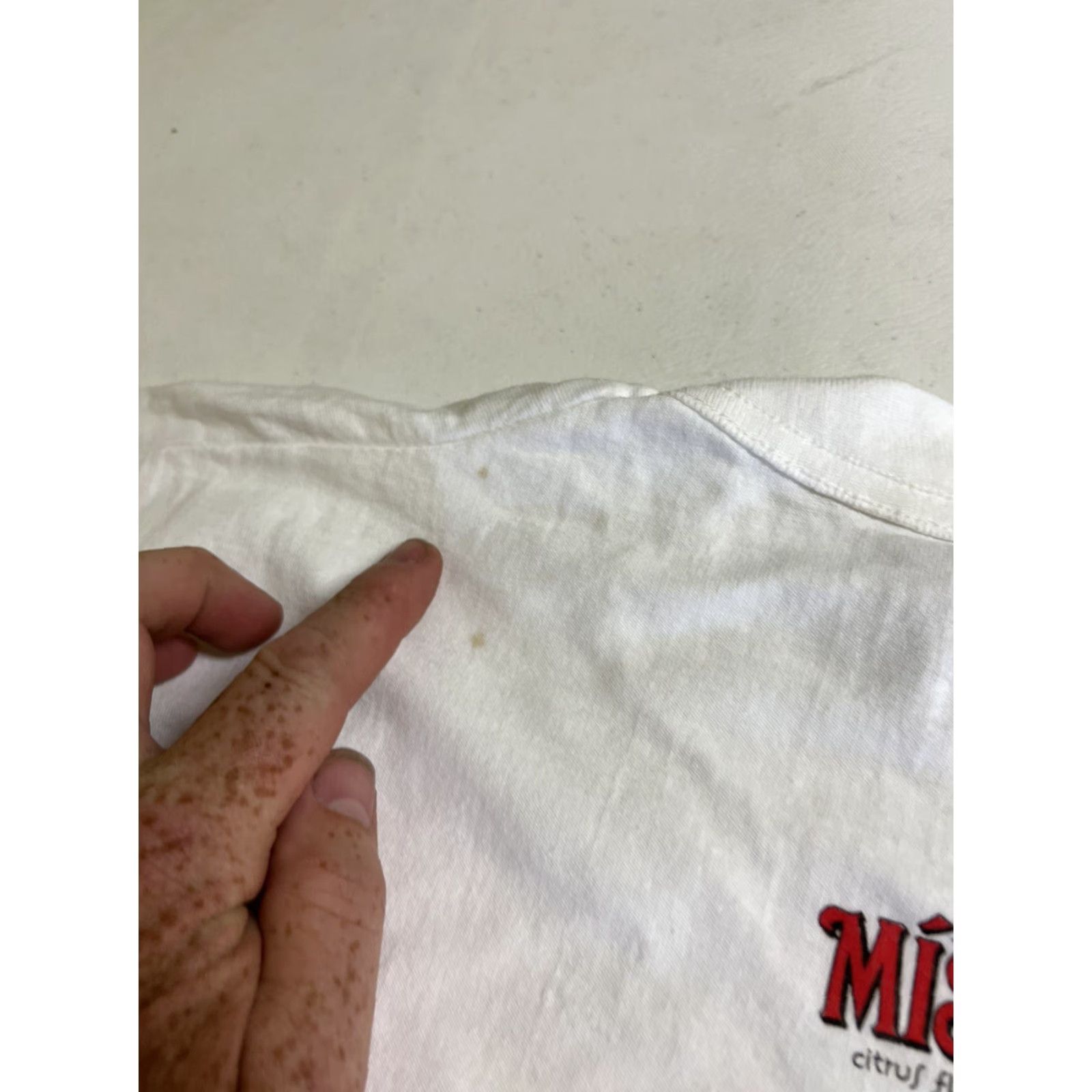 Fruit Of The Loom VINTAGE Mistico Citrus Tequila Jose Cuervo XL White T-shirt Single Stitch Booze Size US XL / EU 56 / 4 - 7 Thumbnail