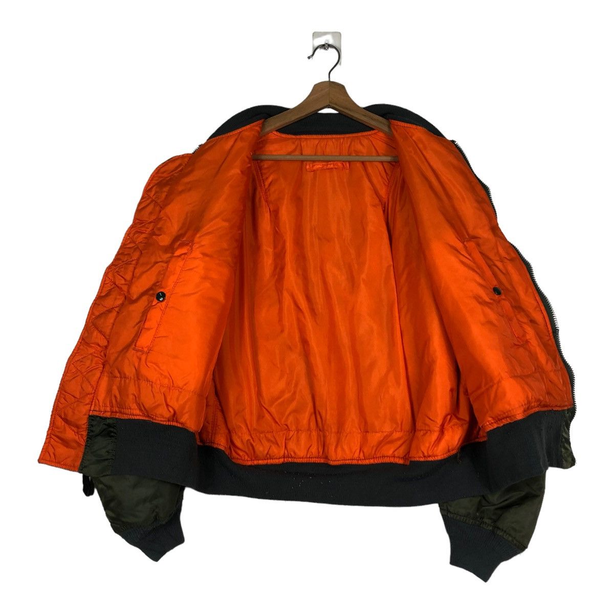 Alpha Industries 🔥VTG REVERSIBLE BOMBER JACKET MA-1 ALPHA INDUSTRIES USA Size US XL / EU 56 / 4 - 15 Thumbnail