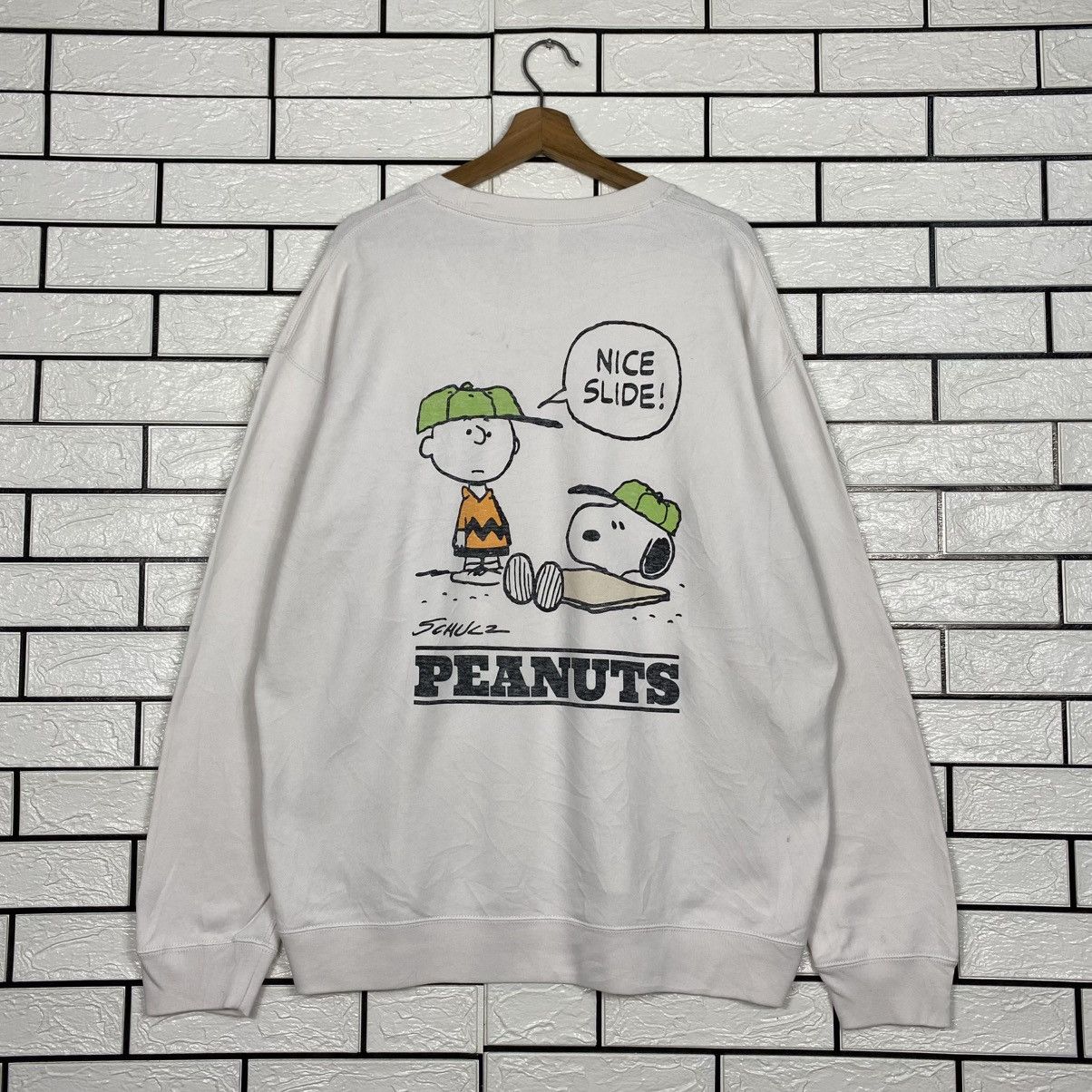 Japanese Brand Vintage Sweatshirt Snoopy Peanuts Big Logo Size US XL / EU 56 / 4 - 9 Thumbnail