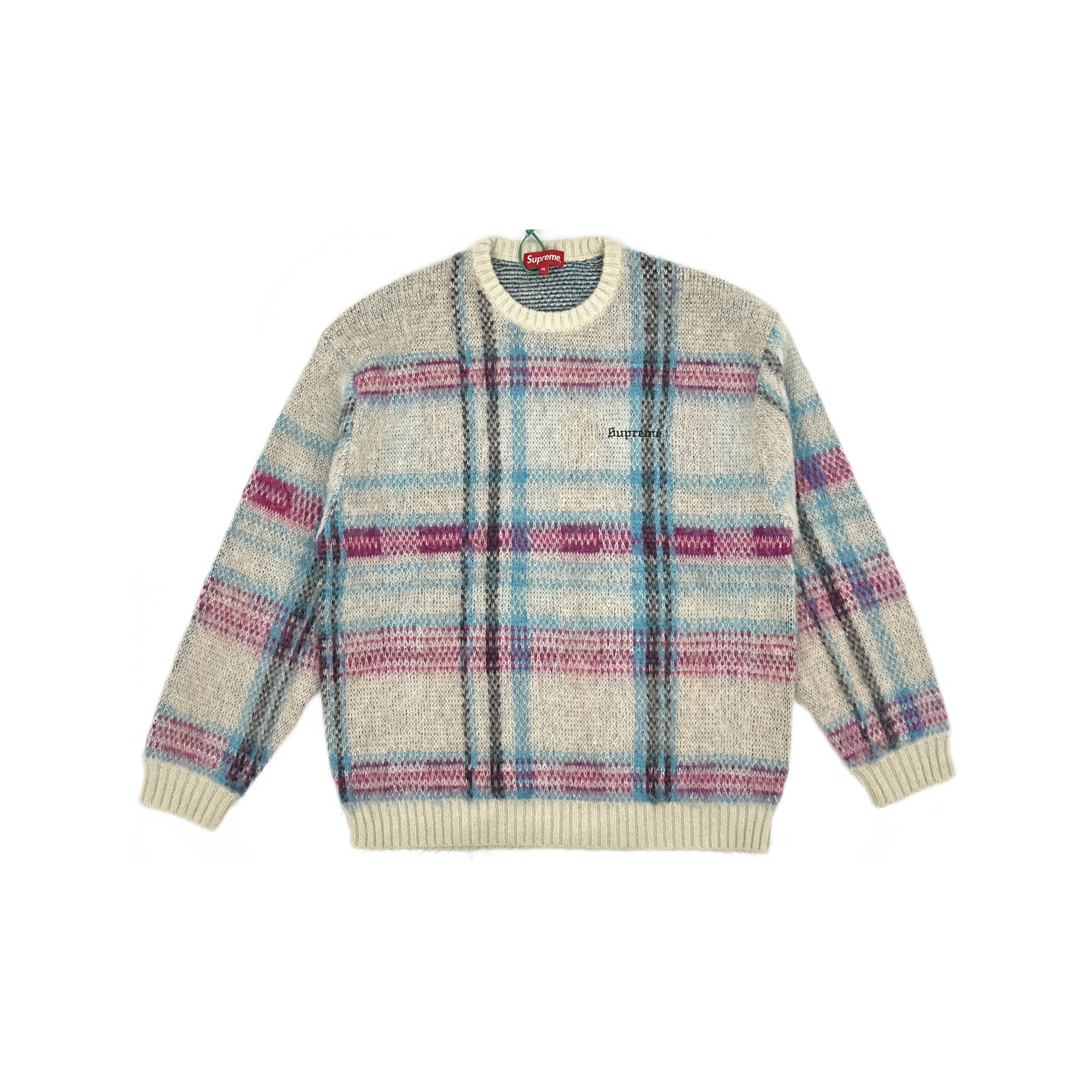 Supreme Supreme Striped Mohair Sweater 'Multi' | Grailed