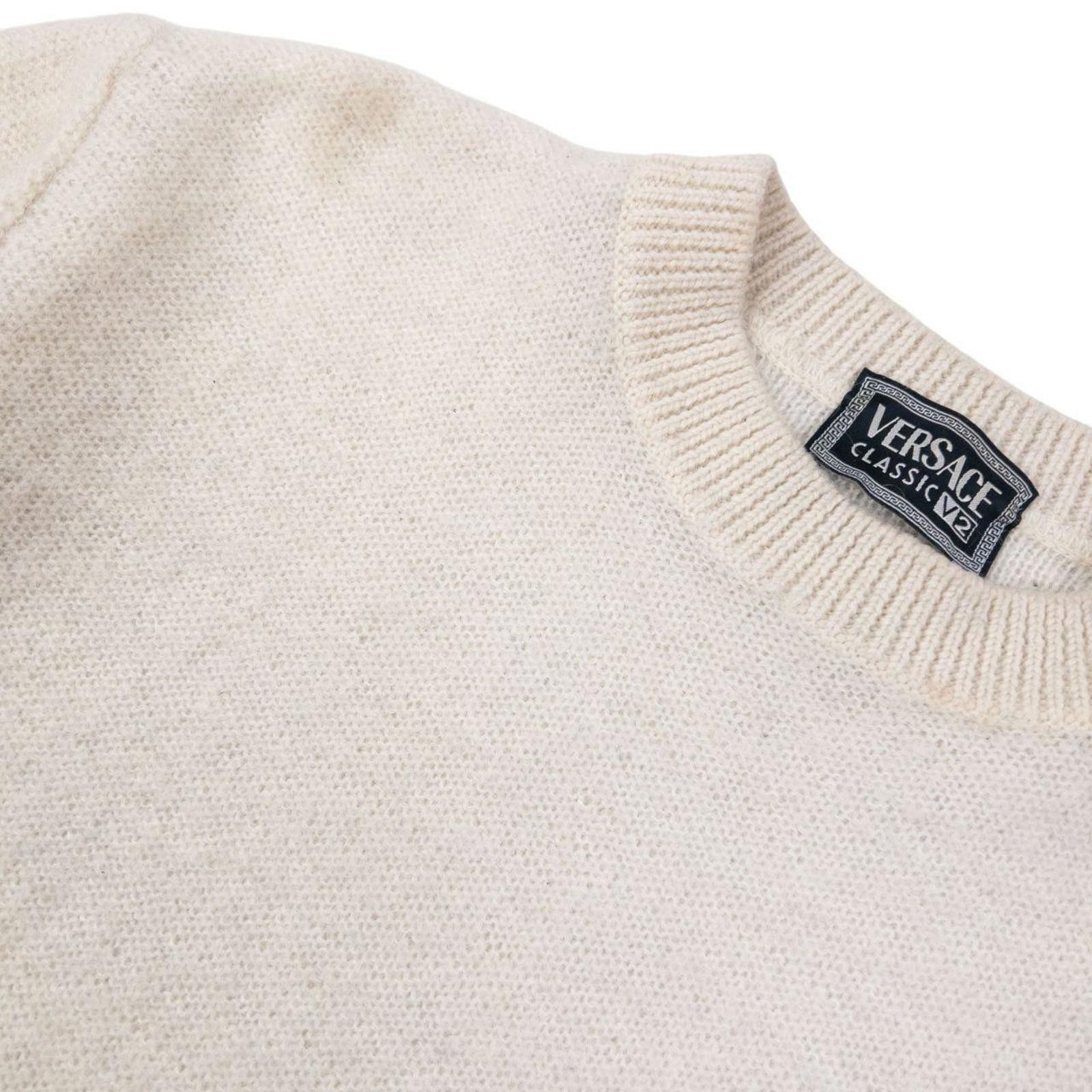 Versace Vintage 90s Versace V2 Knit Jumper Size M Size US M / EU 48-50 / 2 - 4 Thumbnail