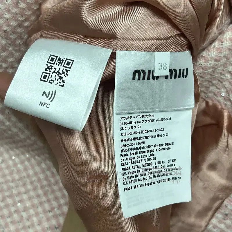 Miu Miu Miu Miu Pink Wool Cropped Jacket for Women . Size M / US 6-8 / IT 42-44 - 5 Thumbnail