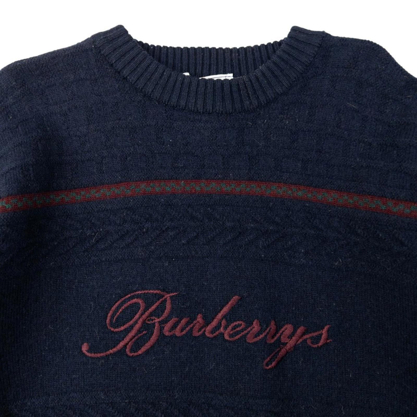 Burberry Vintage Burberry Embroidered Knit Jumper Size S Size US S / EU 44-46 / 1 - 3 Thumbnail