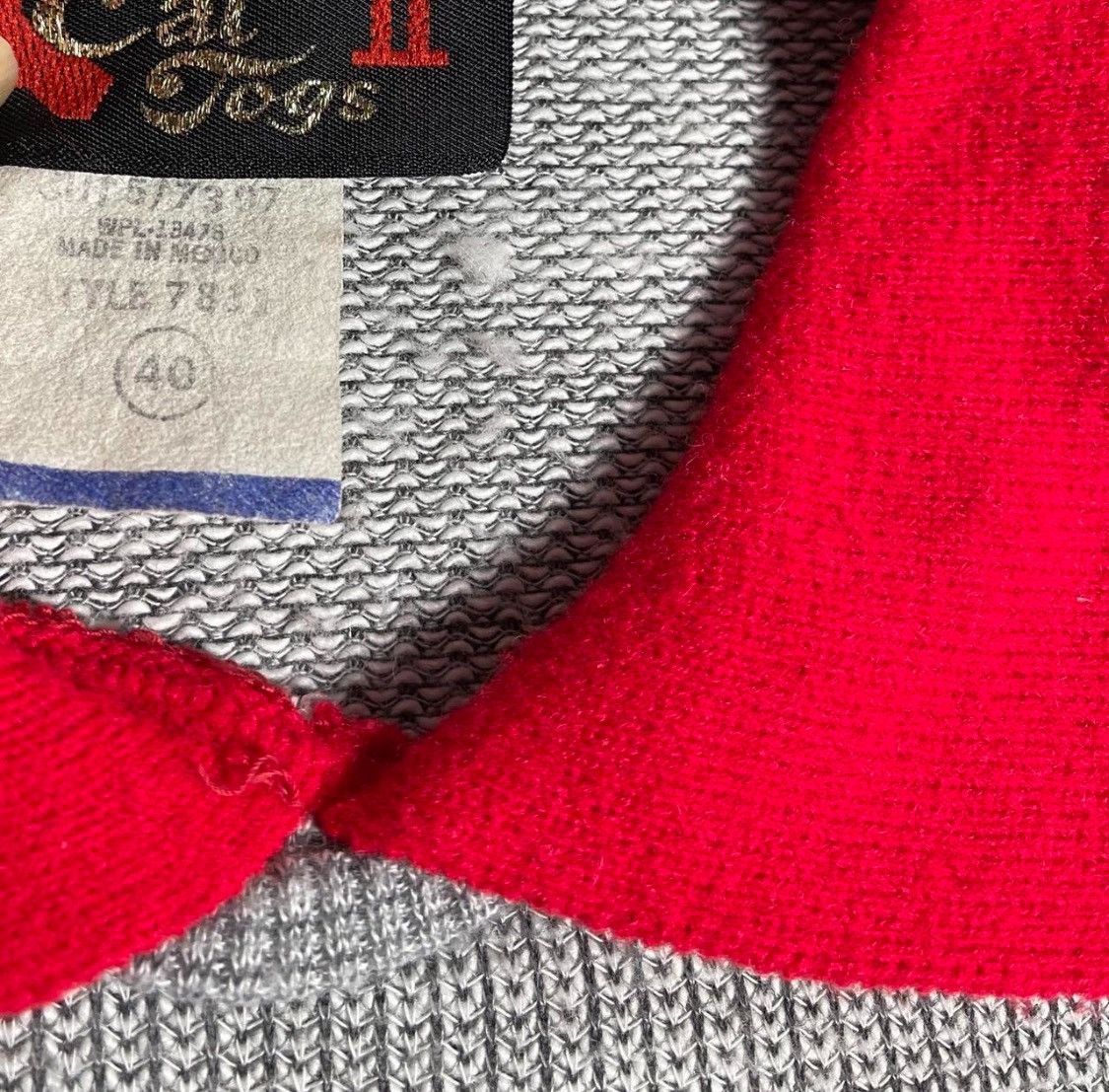 Other Cal II Fogs Vintage Knit Polo Long Sleeve Shirt Red Collar Size US S / EU 44-46 / 1 - 5 Thumbnail