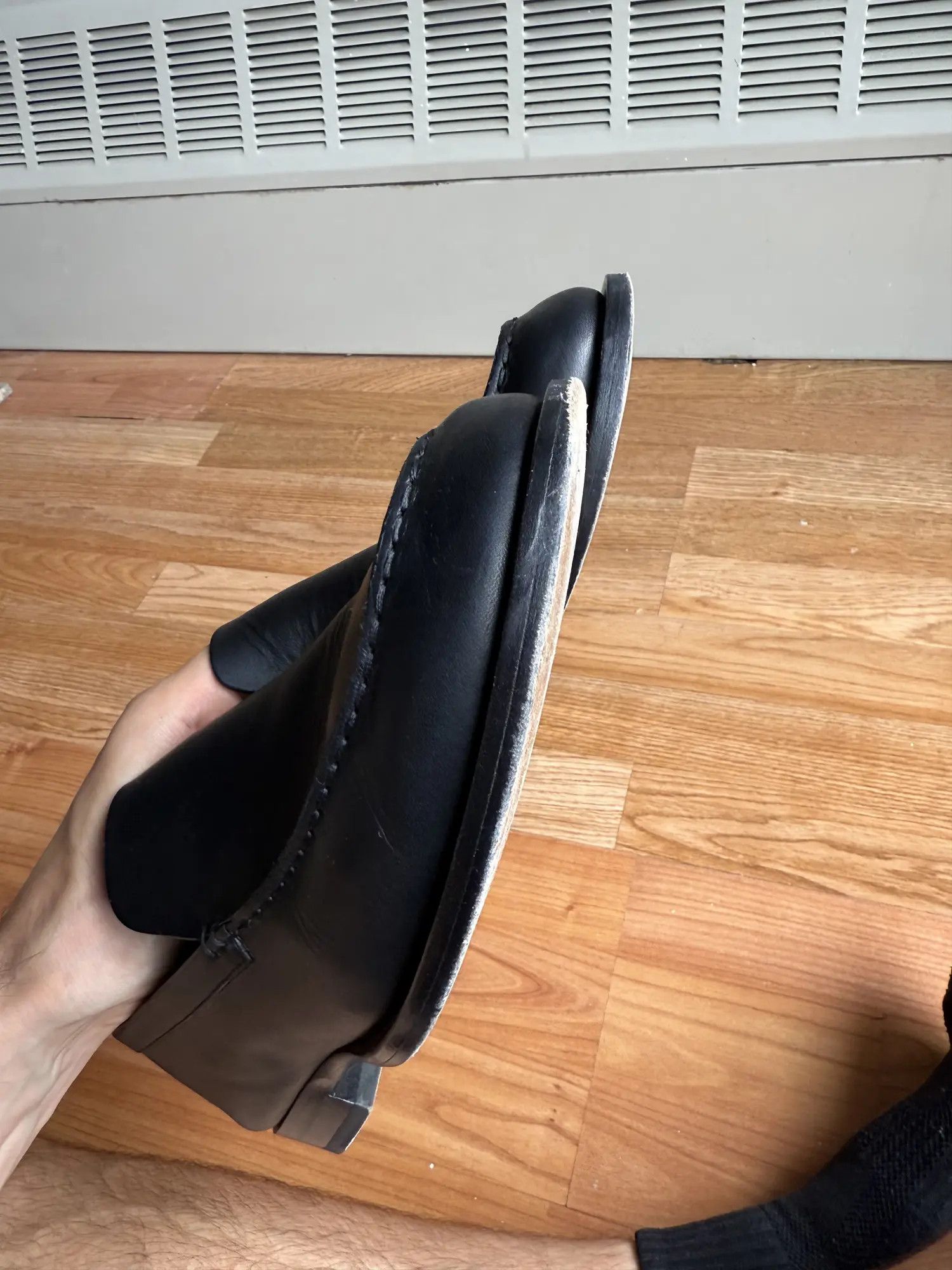 The Row The Row Lars Loafer Black Leather EU 43 US 10 Size US 10 / EU 43 - 12 Thumbnail