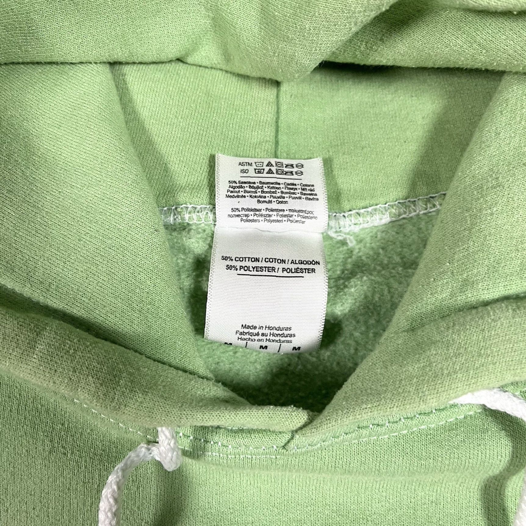 Gildan Saint Pablo Hoodie Mens M Green Sweatshirt Concert 2016 Tour Merch Kanye West Shirt Hooded Pockets Logo Graphic Print Size US M / EU 48-50 / 2 - 6 Thumbnail