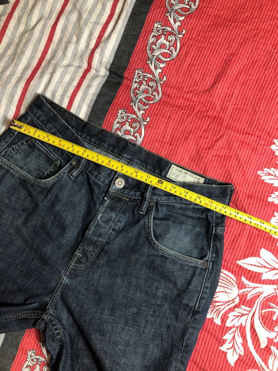Allsaints Dirty Painted Distressed Thrashed Faded Baggy Jeans Y2K Size US 32 / EU 48 - 10 Thumbnail
