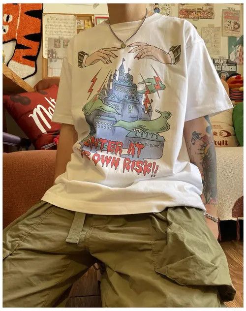 Vintage Retro punk shirt Size US L / EU 52-54 / 3 - 4 Thumbnail