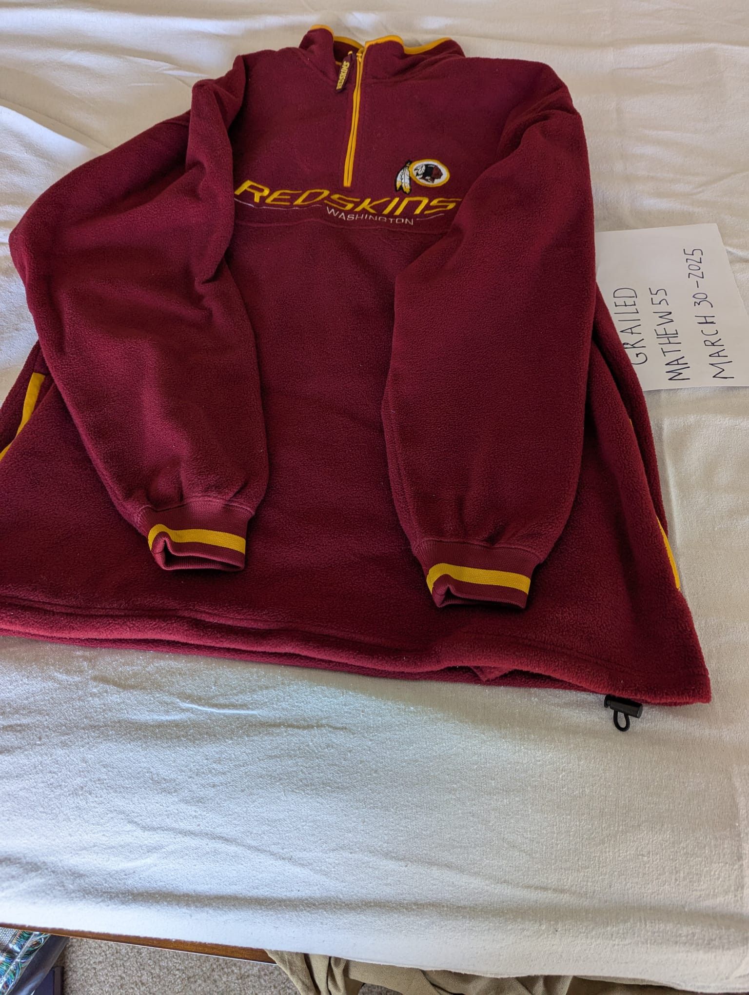 NFL Redskins sweater Size US L / EU 52-54 / 3 - 1 Thumbnail
