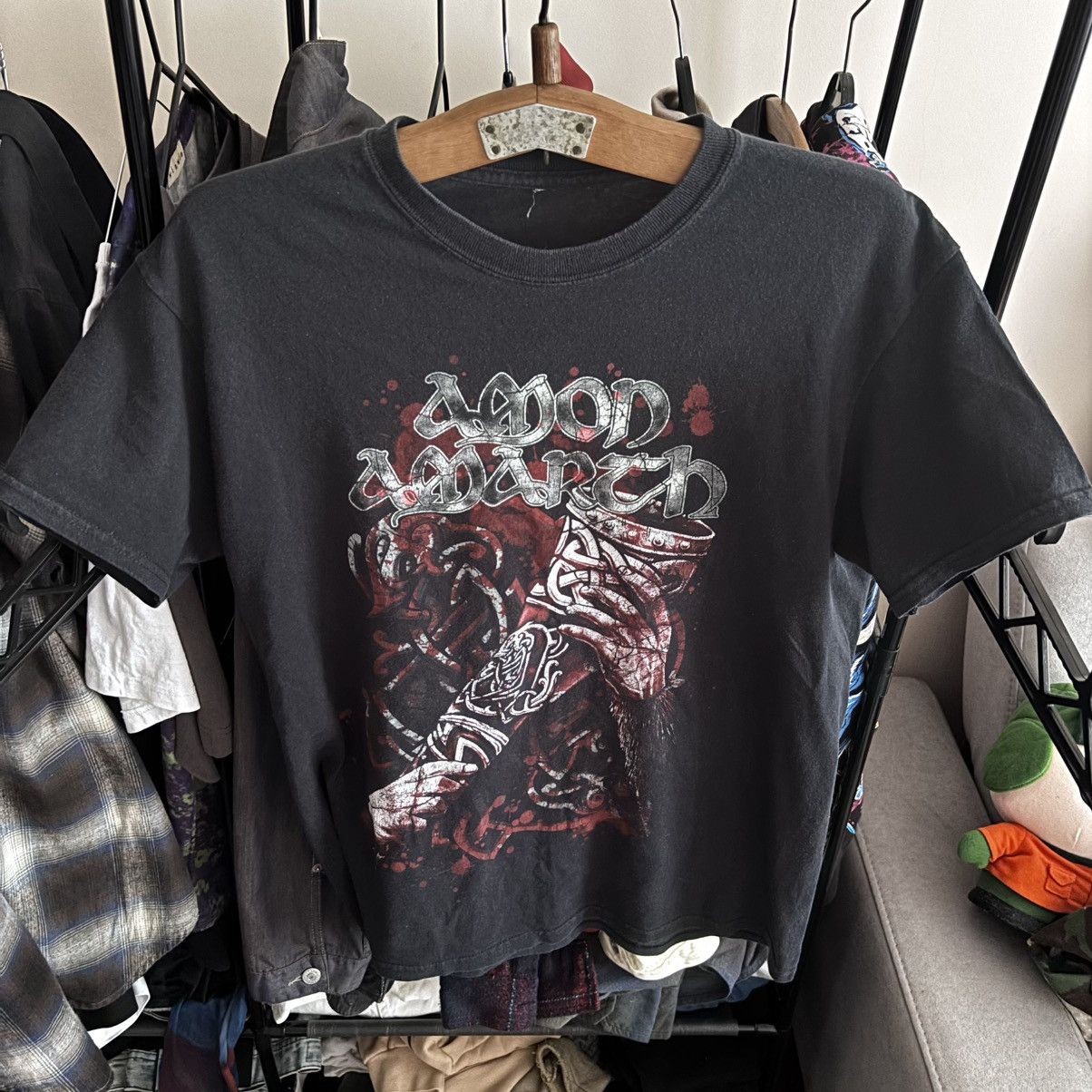 Vintage Vintage Y2K Amon Amarth Bang T-Shirt Grunge ERD Punk Rock Size US M / EU 48-50 / 2 - 1 Thumbnail