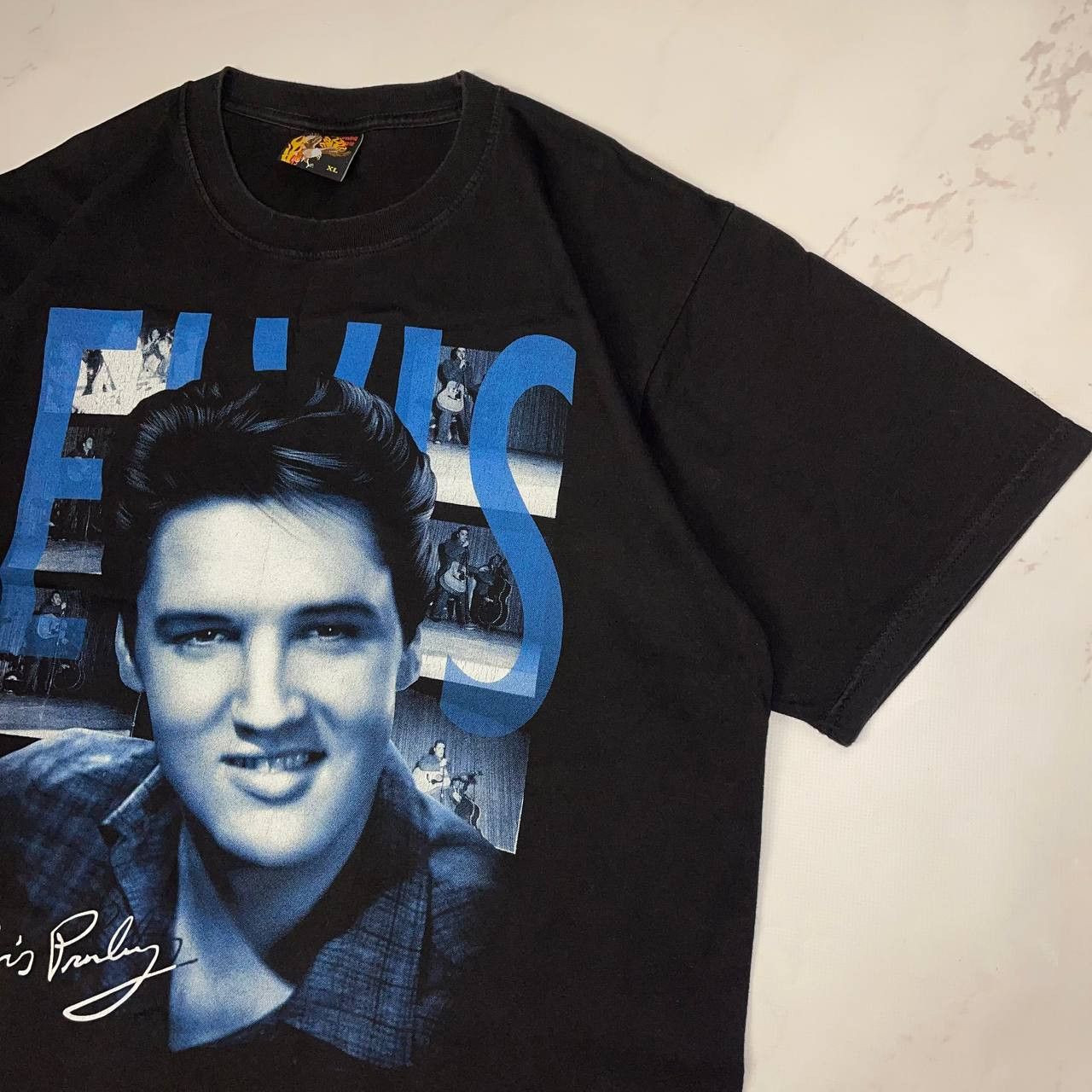 Vintage Vintage Elvis Presley Double Side Logo T Shirt Rock Tees Size US XL / EU 56 / 4 - 3 Thumbnail