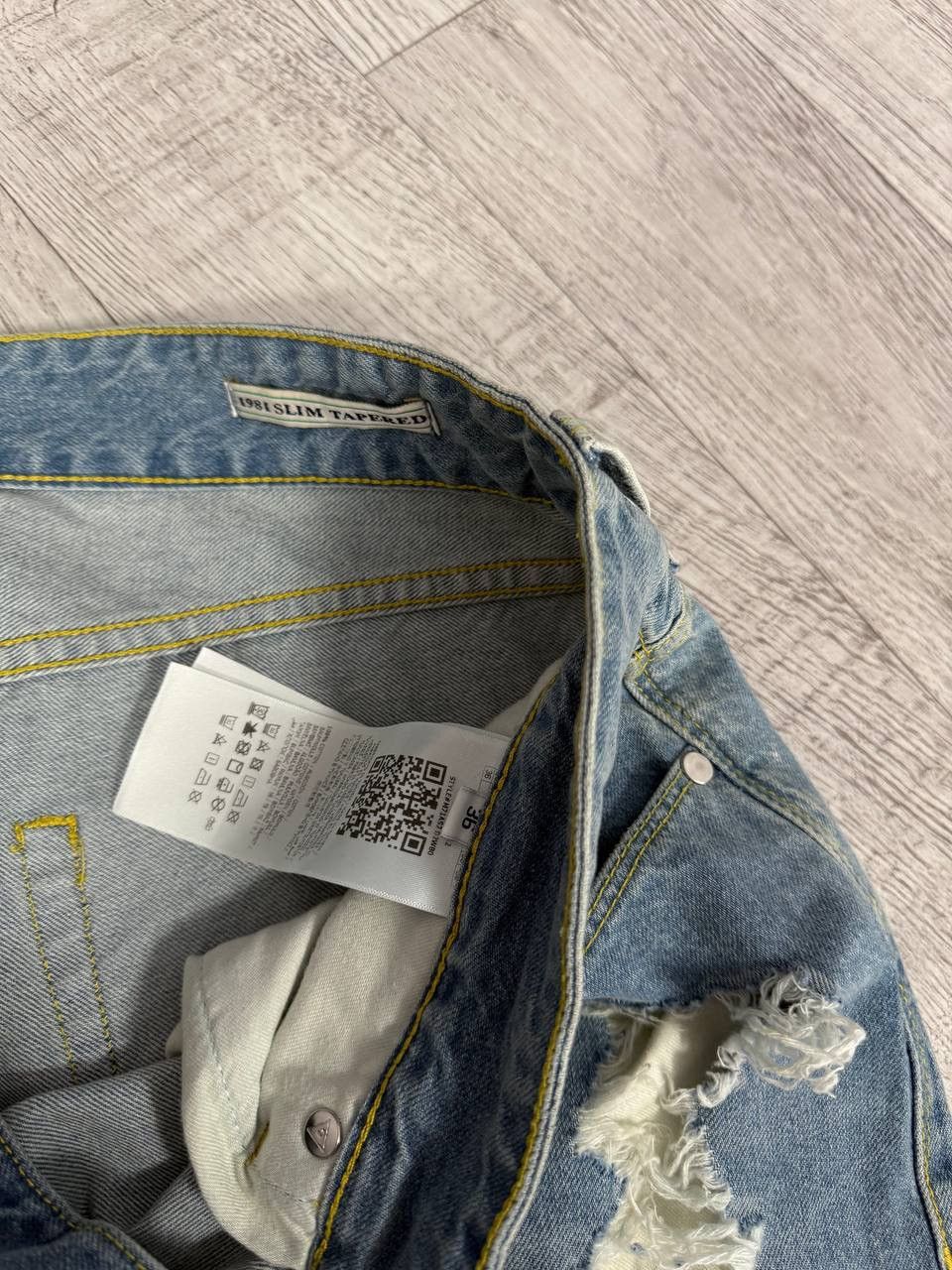 Guess Guess distressed denim selvedge jeans Size US 36 / EU 52 - 7 Thumbnail