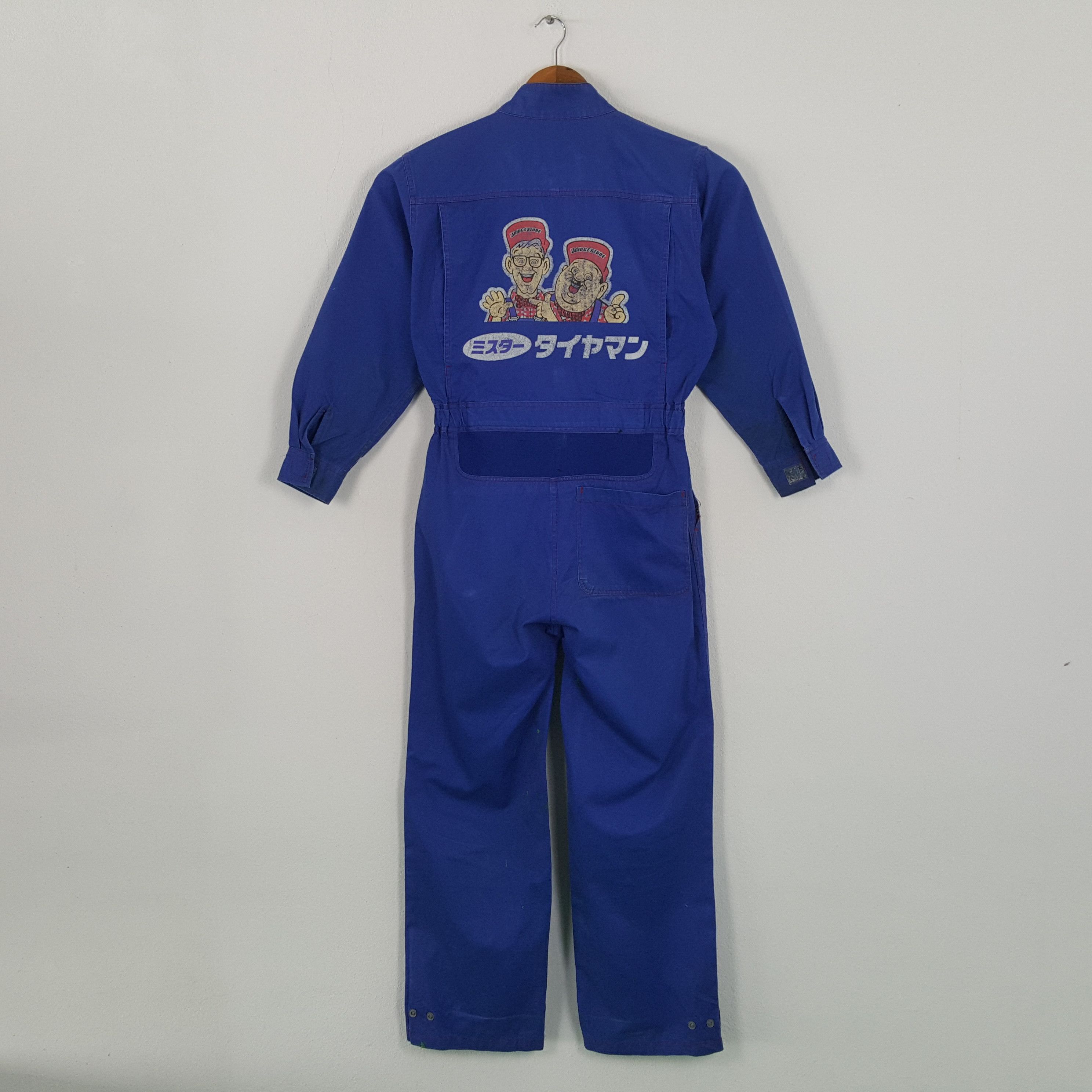 Vintage Vintage BRIDGESTONE Formula One Racing Team Coverall Jacket Size US S / EU 44-46 / 1 - 1 Thumbnail