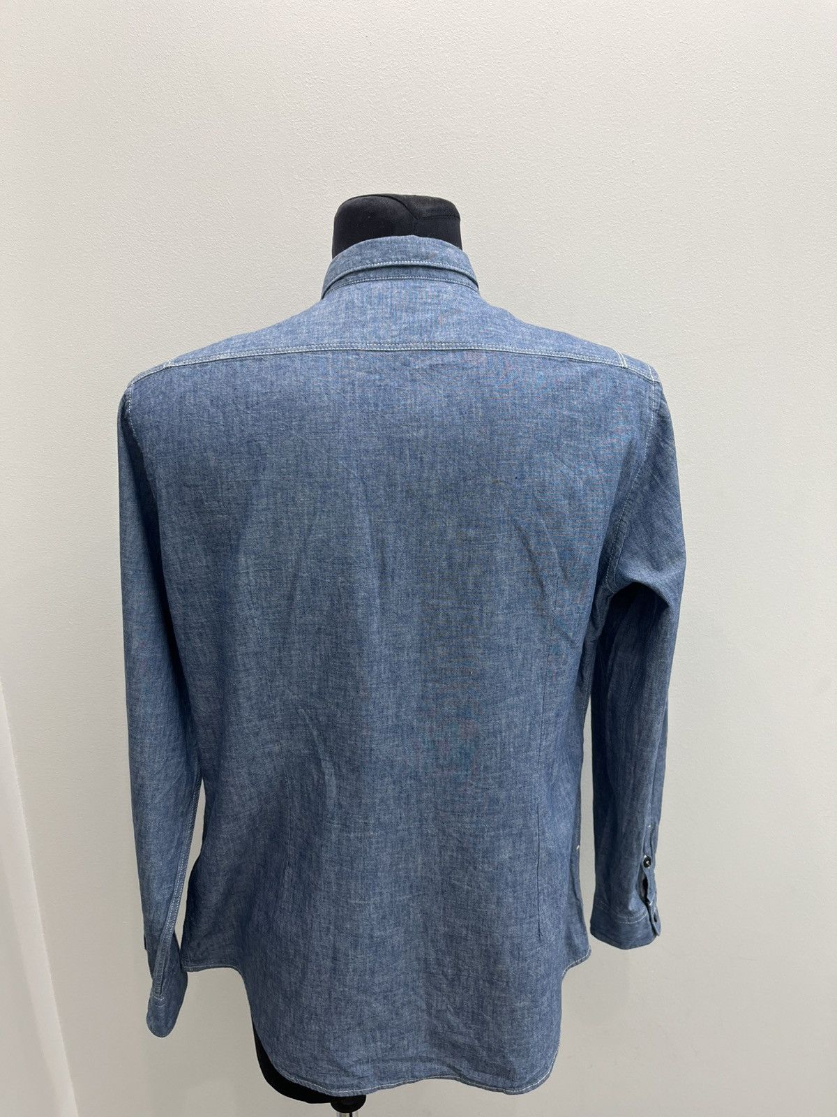 Stone Island Stone Island Logo Embroidered Cotton Shirt Size US XL / EU 56 / 4 - 5 Thumbnail