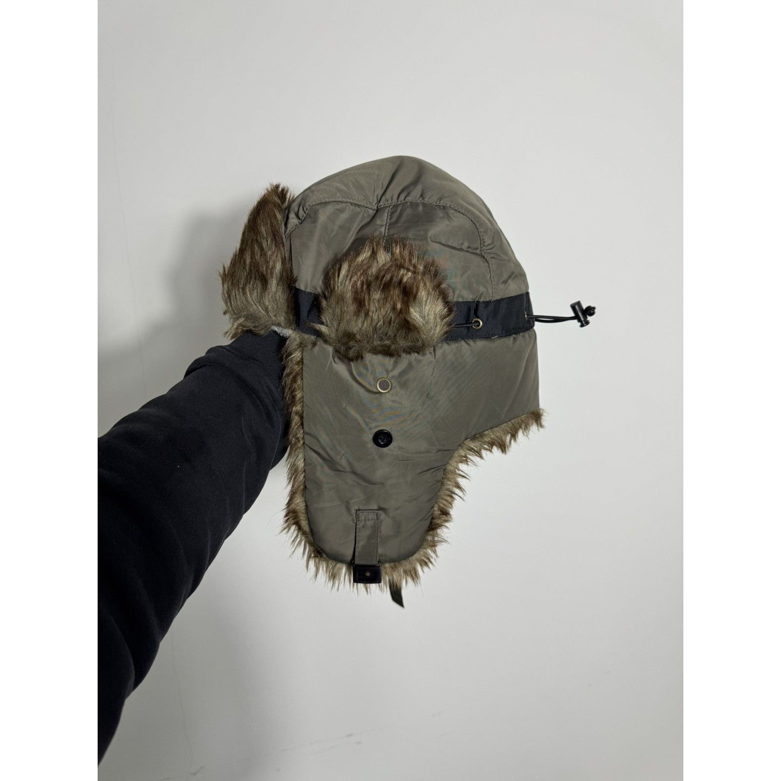 Japanese Brand Y2K Ushanka Fur Fuzzy Hat 90s Style Vintage ifsixwasnine+ Size ONE SIZE - 1 Thumbnail