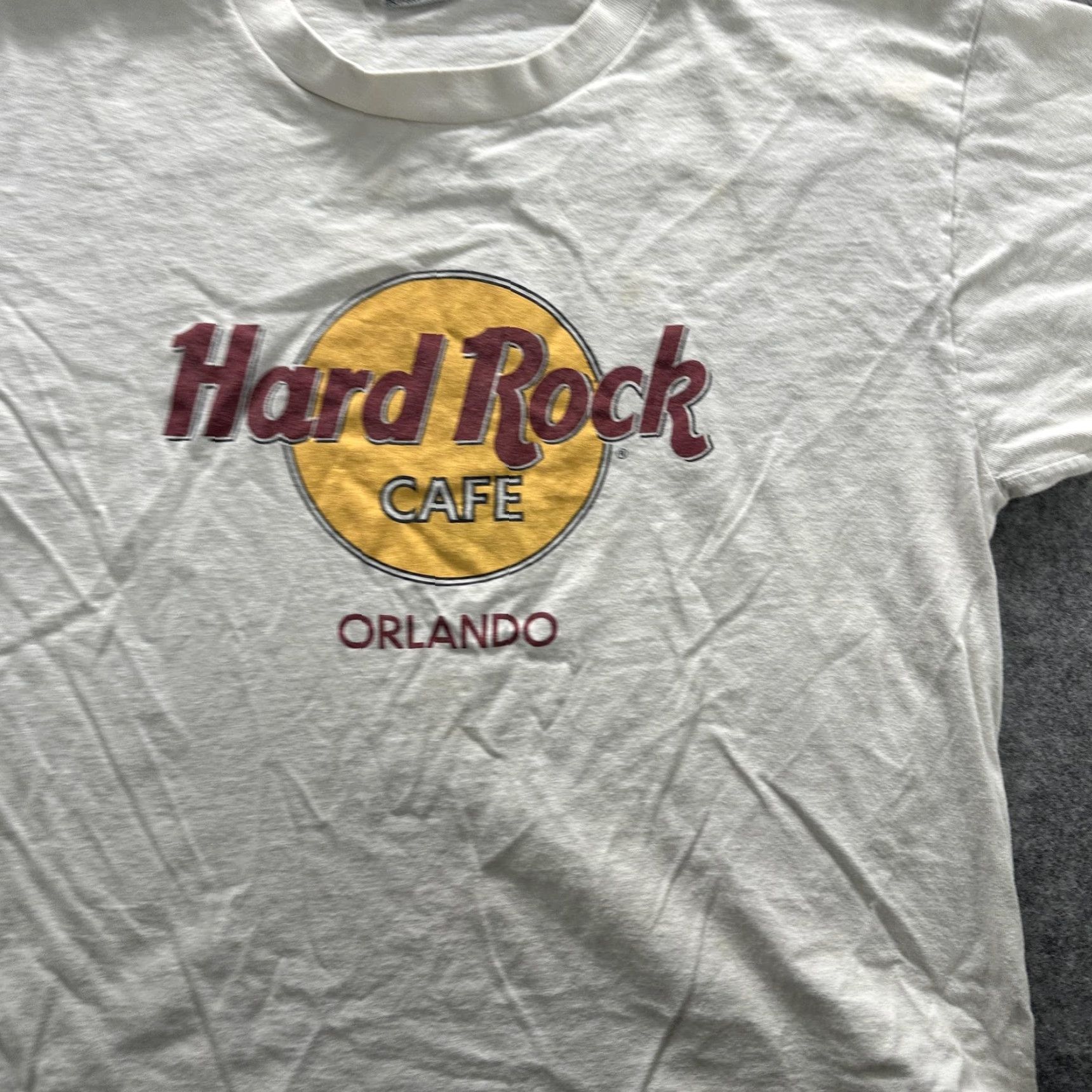 Hard Rock Cafe VINTAGE Hard Rock Cafe Orlando Shirt Mens L White Graphic 90s Size US L / EU 52-54 / 3 - 4 Thumbnail