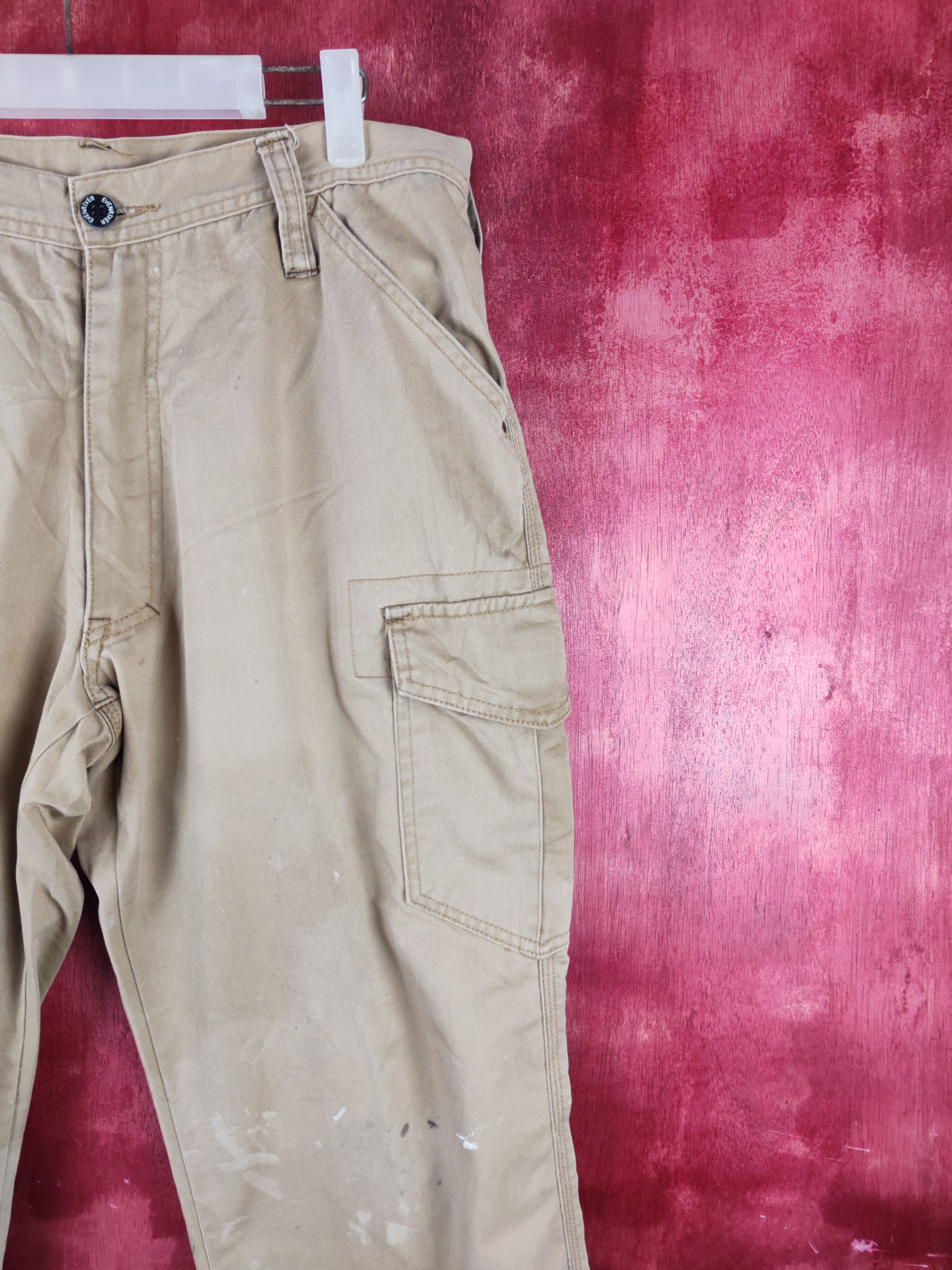 Japanese Brand Evenriver Brown Multipocket Baggy Cargo Pants N#S009 Size US 32 / EU 48 - 5 Thumbnail