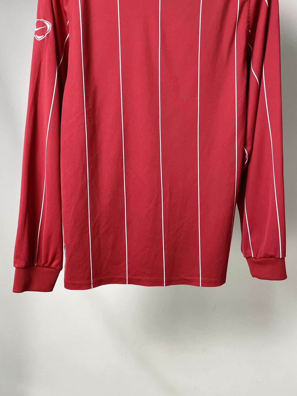 Nike Nike Vintage 🍒 Striped red Jersey long sleeve tee shirt t Size US S / EU 44-46 / 1 - 6 Thumbnail
