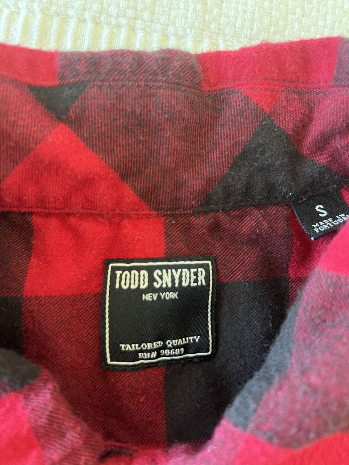 Todd Snyder Todd Snyder Buffalo Check Flannel Shirt Men's Small Size US S / EU 44-46 / 1 - 2 Thumbnail
