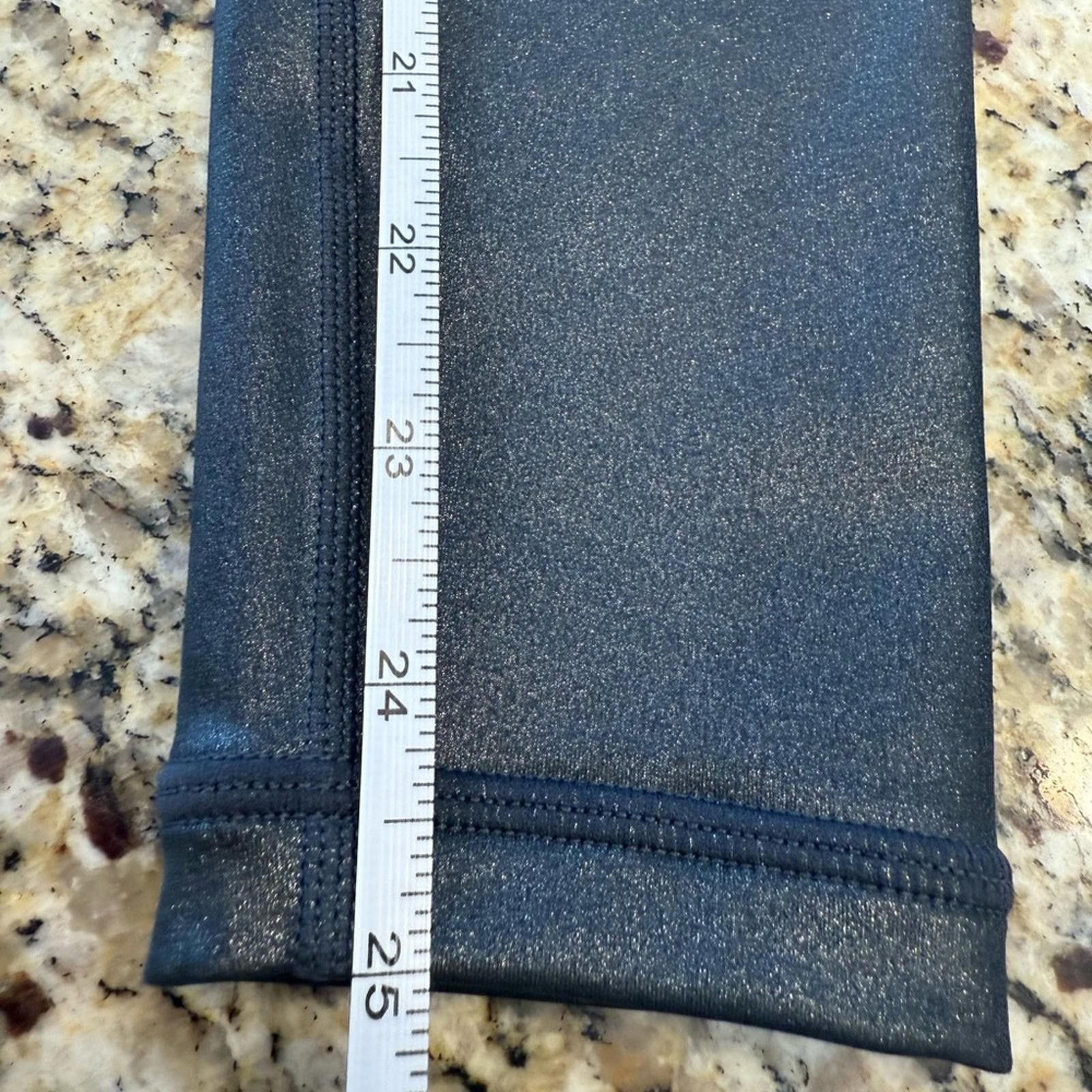 Other Athleta Inclination Moto Tight black shimmery leggings XXS Size 25" / US 0 / IT 36 - 9 Thumbnail