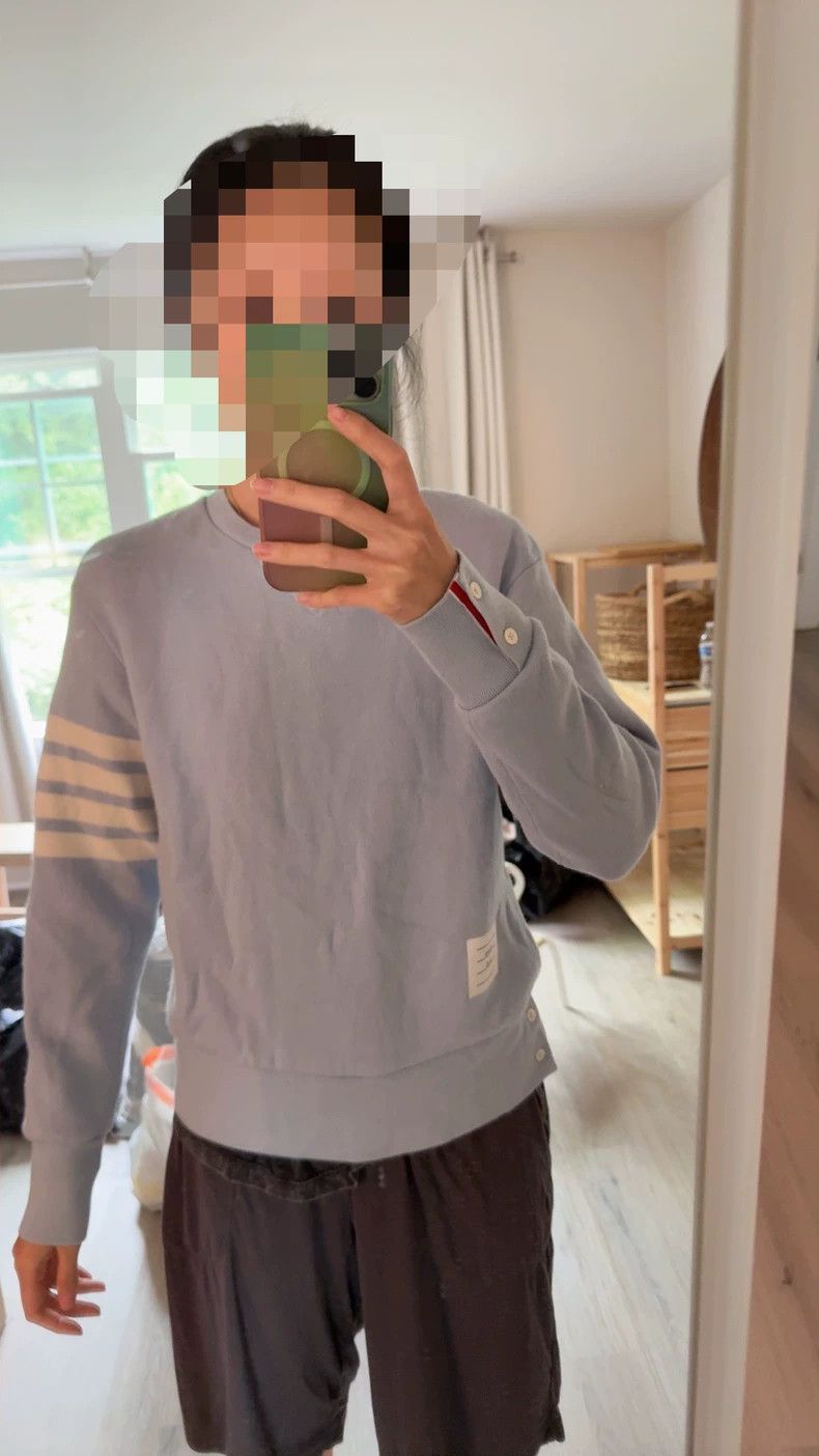 Other Thom Browne Light blue hoodie Size XS / US 0-2 / IT 36-38 - 1 Thumbnail