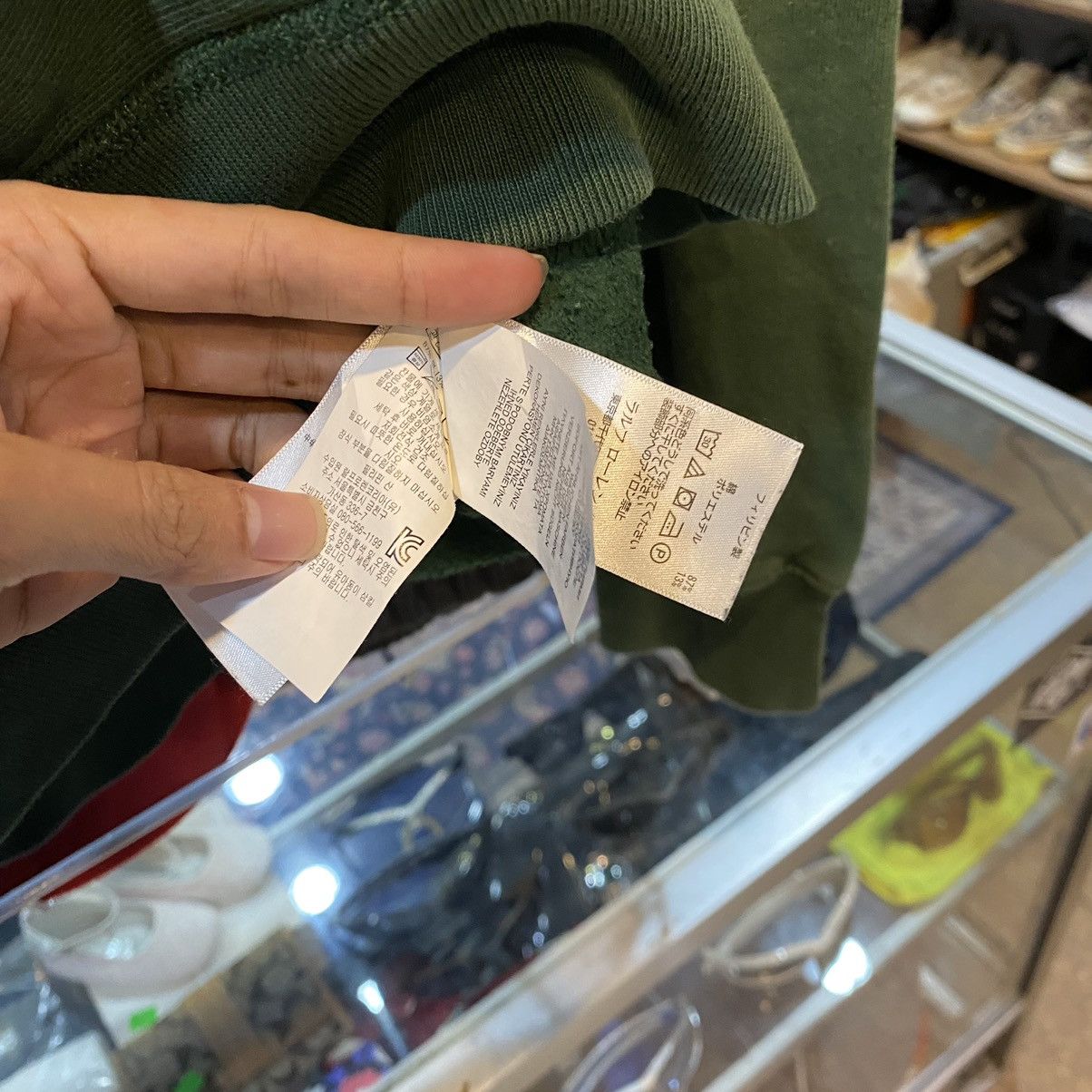 Polo Ralph Lauren × Ralph Lauren Hoodie Man Ralph Lauren Green Faded Embroidered Logo Size US L / EU 52-54 / 3 - 10 Thumbnail