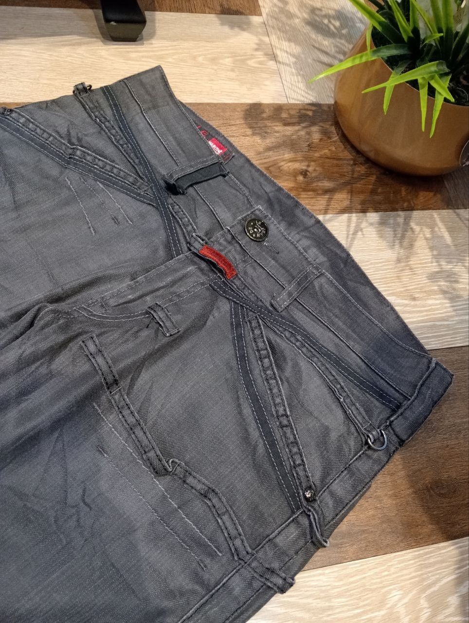 Marithe + Francois Girbaud LE JEAN DE MARITHE FRANCOIS GIRBAUD STRETCH DENIM PANTS Size US 34 / EU 50 - 6 Thumbnail