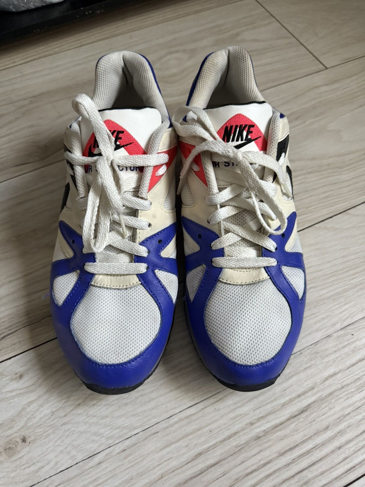 Nike The Nike Air Structure Triax 91 Violet White Size US 9.5 / EU 42-43 - 3 Thumbnail