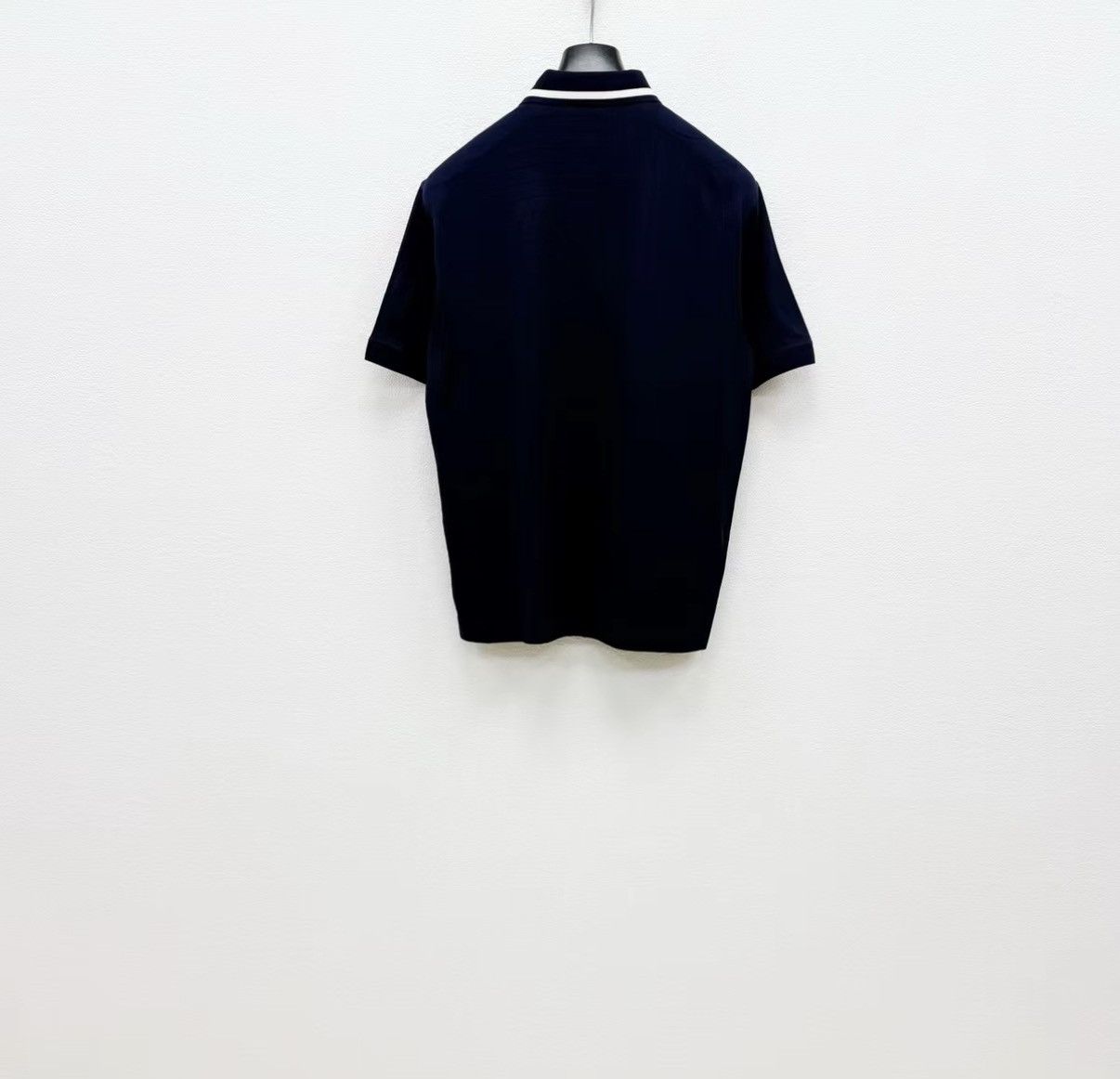 Z Zegna ZEGNA 100% Cotton Short Sleeve Polo Shirt J30 Size US L / EU 52-54 / 3 - 5 Thumbnail