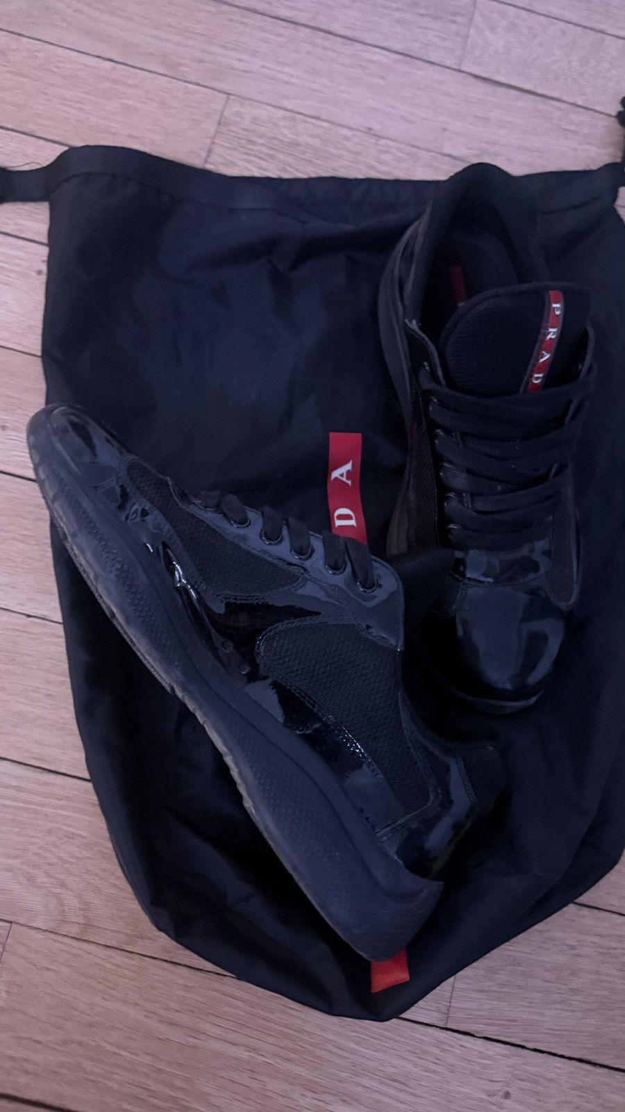 Prada Prada America’s Cups Black Size US 8 / EU 41 - 5 Thumbnail