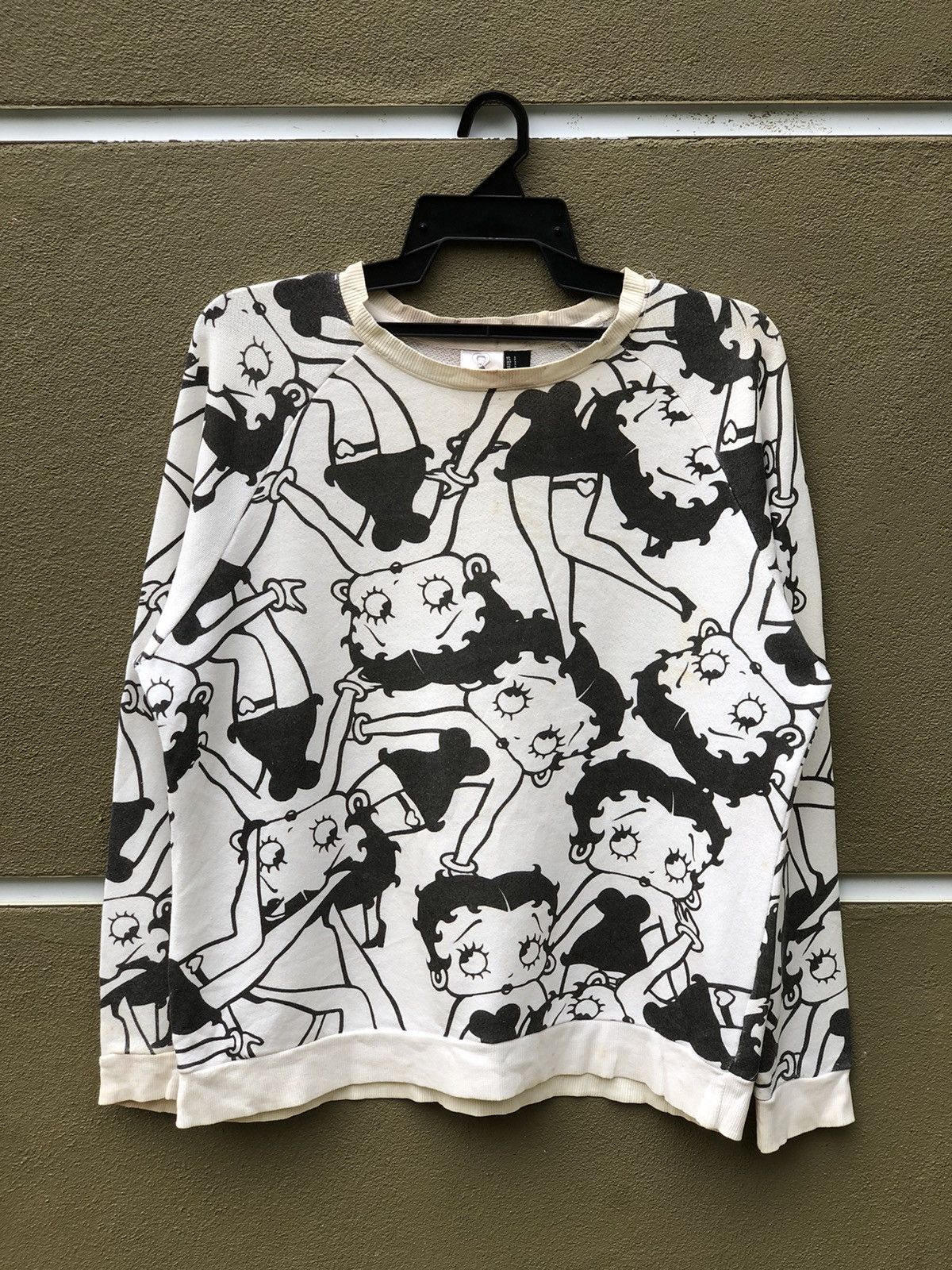 Vintage Betty Boop Full Print Sweatshirt