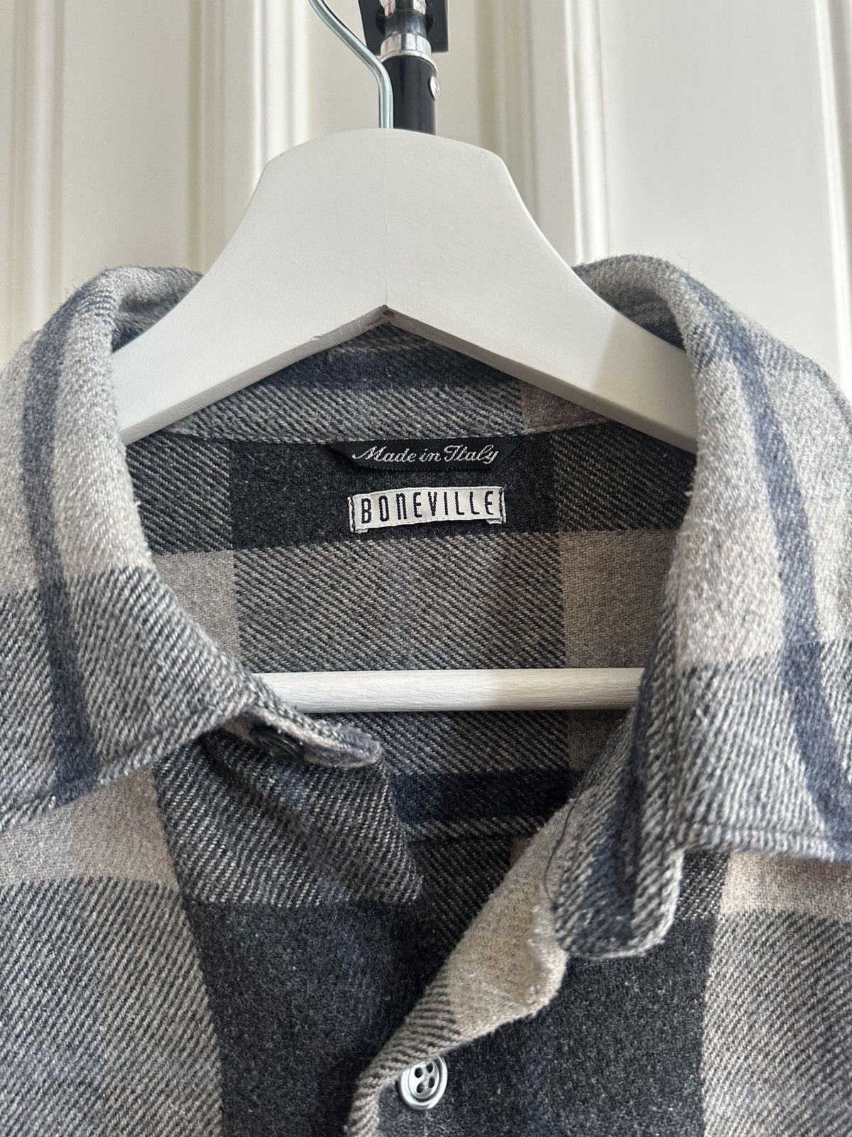 Boneville Boneville Vintage a/w 1995 Massimo Osti Style Flanell Shirt Size US L / EU 52-54 / 3 - 2 Thumbnail