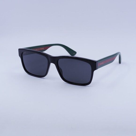 Gucci 🕶️ New Gucci GG0340S 006 Sunglasses - Shiny Black Size ONE SIZE - 1 Thumbnail