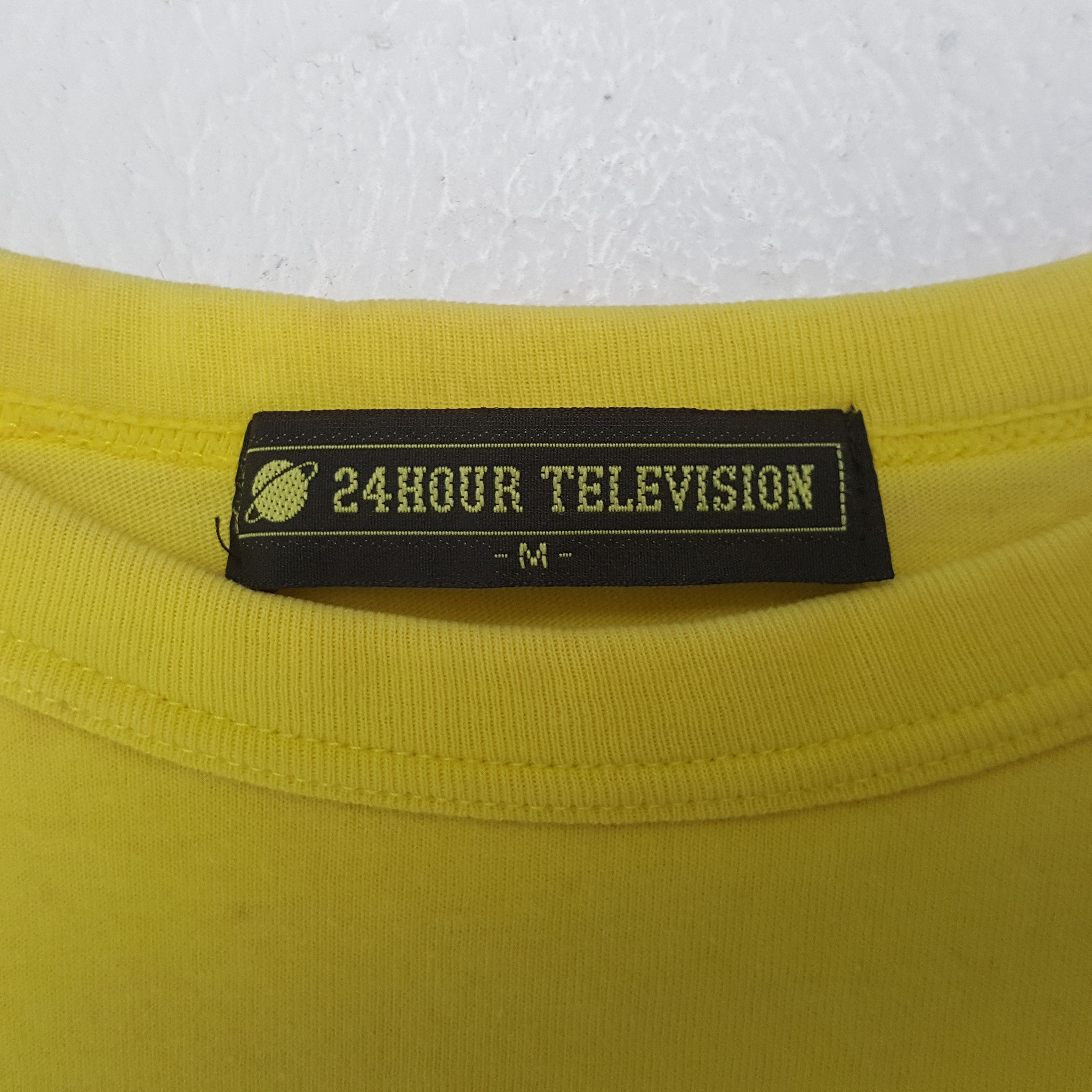 Vintage 24 HOUR TELEVISION Vintage Tshirt C2845N40 Size US S / EU 44-46 / 1 - 4 Thumbnail