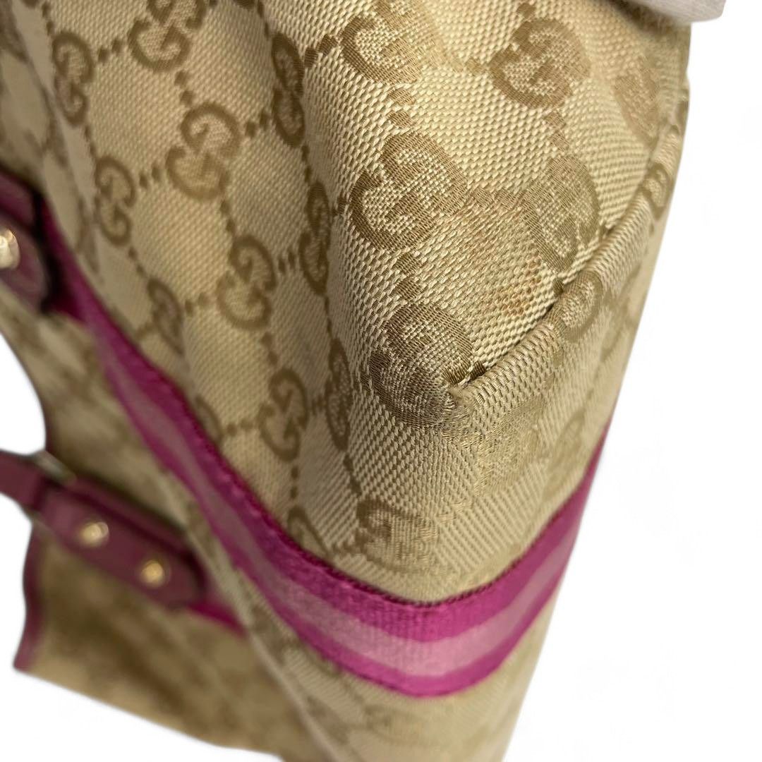 Gucci Gucci - Sherry Line Canvas Handbag Shoulder Bag Size ONE SIZE - 12 Thumbnail
