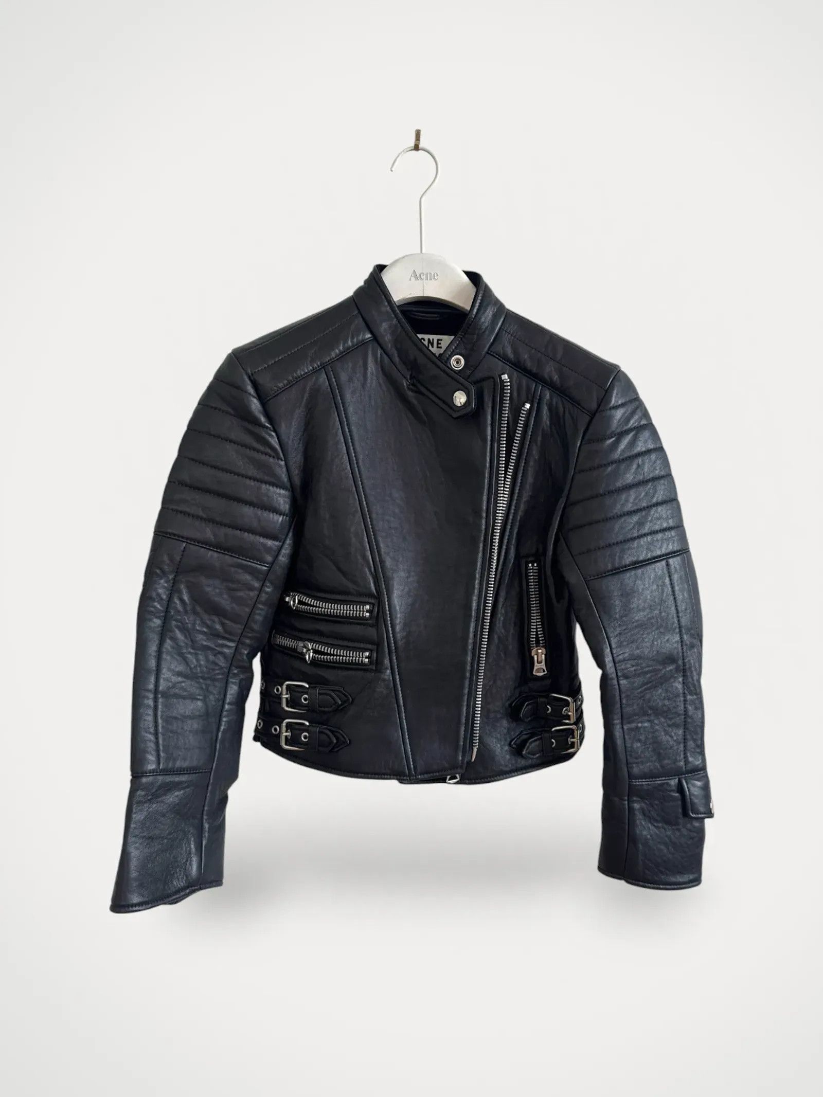 Acne Studios Acne Studios Leather Jacket Size XS / US 0-2 / IT 36-38 - 1 Thumbnail