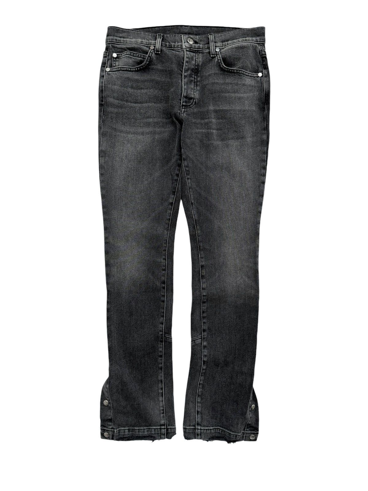 Rhude Pill Snap Leg Grey Denim Size US 32 / EU 48 - 1 Thumbnail