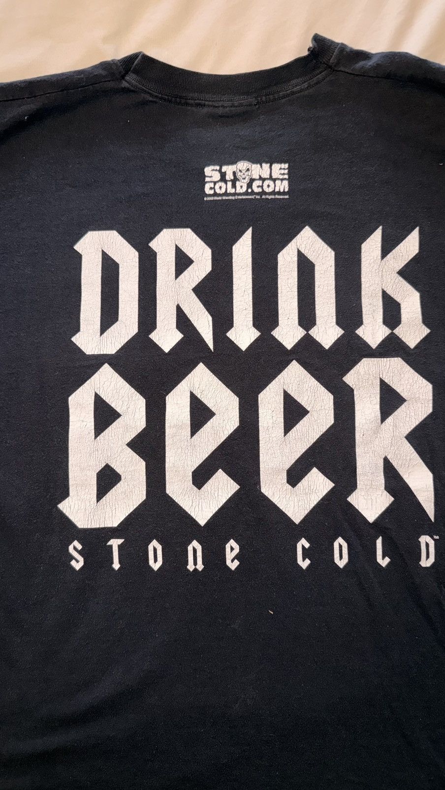 WWF Stone Cold WWF Drink Beer F Fear T Shirt Size US XL / EU 56 / 4 - 4 Thumbnail